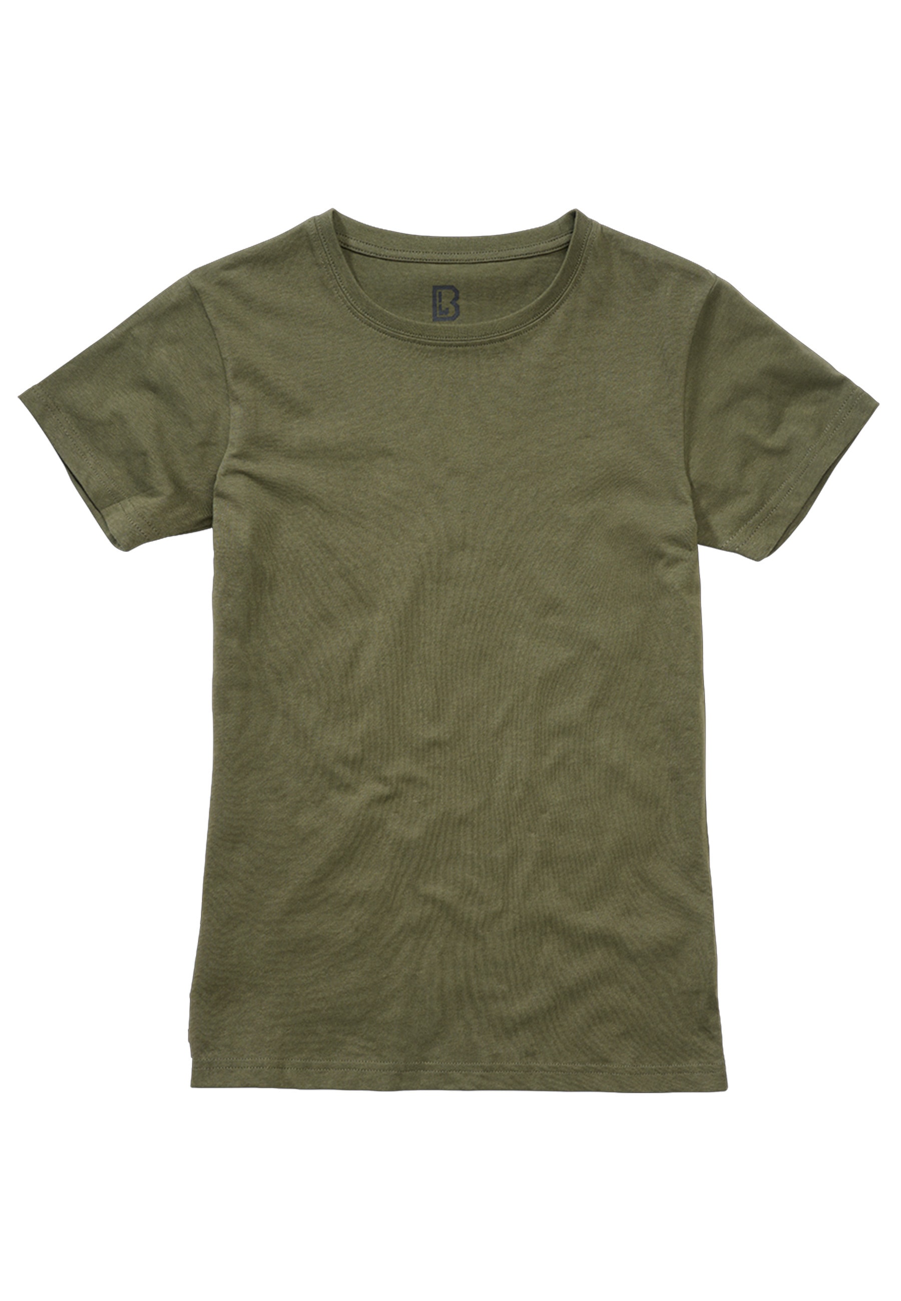 BRANDIT Damen Kurzarmshirt "Brandit Damen Ladies T-Shirt"olive, Gr. S, gemustert, 100% Baumwolle, Shirts