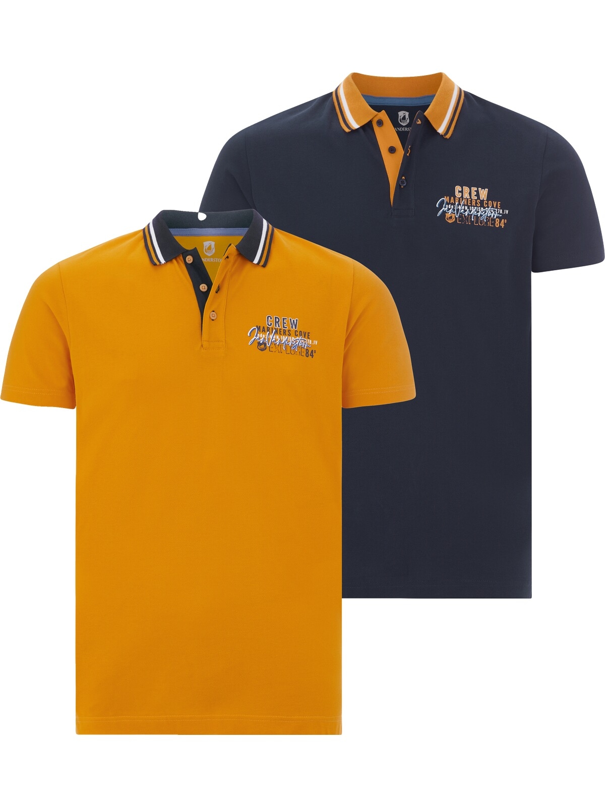 Jan Vanderstorm Poloshirt »Doppelpack Poloshirt TEOFIL«