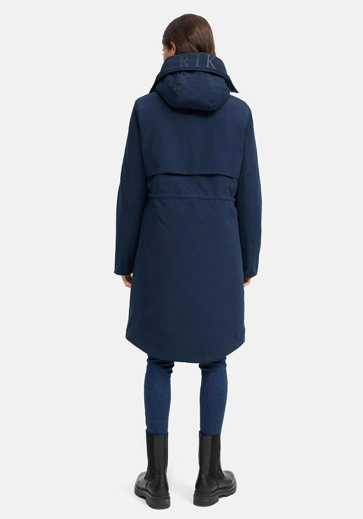 Marikoo Winterjacke »Anoukaa«, langer Parka mit abnehmbarer Kapuze