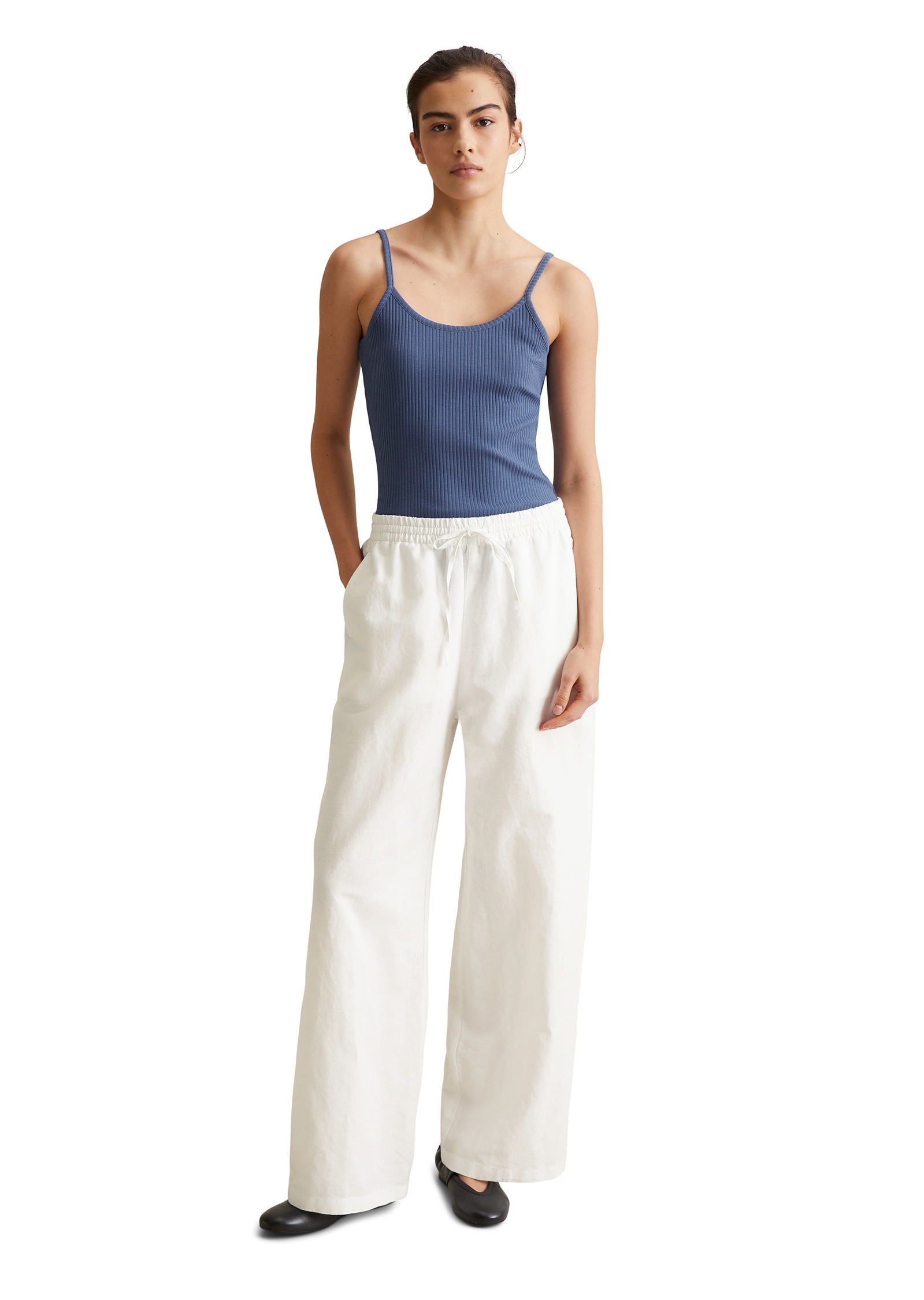 Marc O'Polo DENIM T-Shirt »aus Rippjersey«
