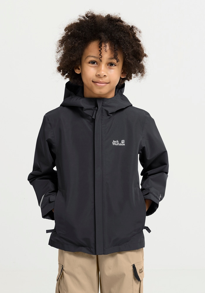 Jack Wolfskin Outdoorjacke »HAZE 2L JKT K« mit Kapuze