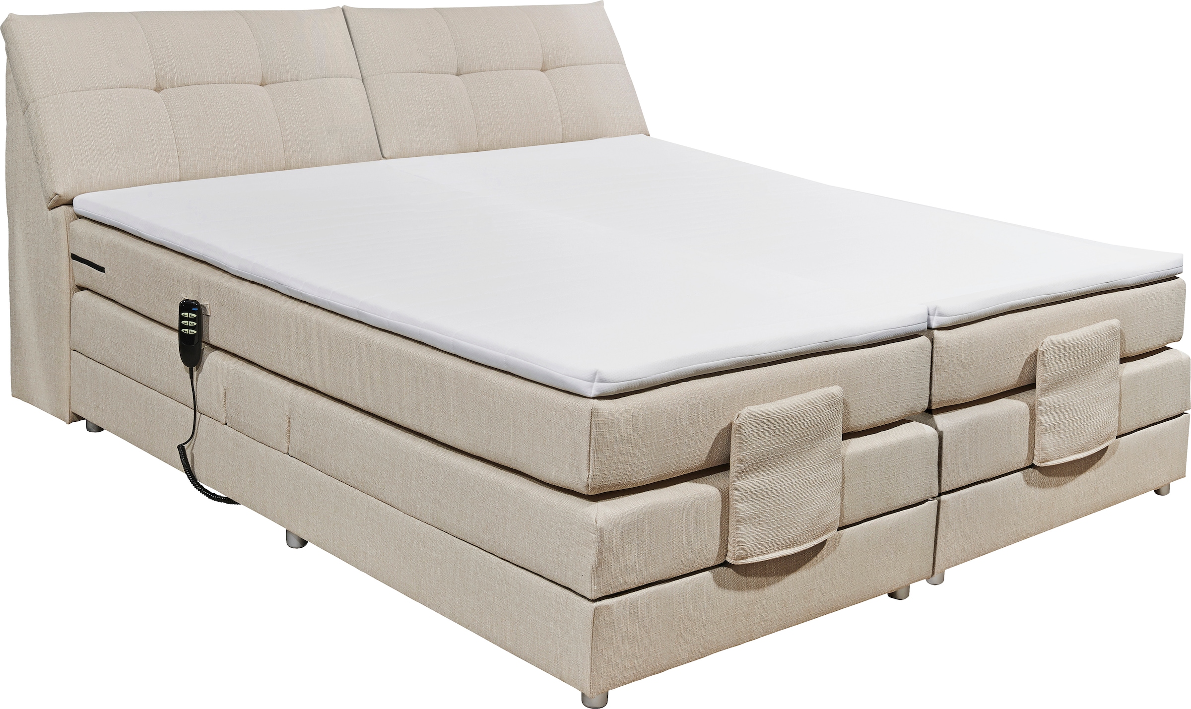 ED EXCITING DESIGN Boxspringbett "Carpino wahlweise in den Breiten 120cm od günstig online kaufen