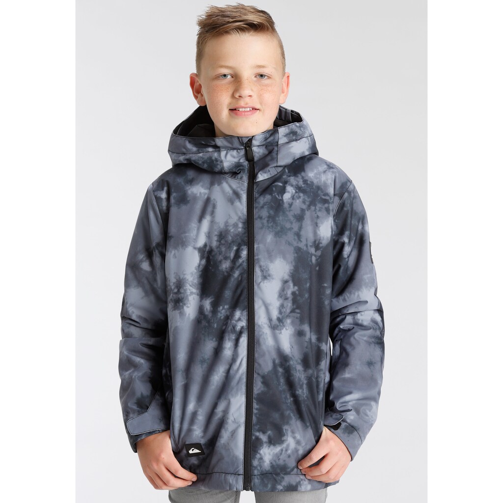 Quiksilver Outdoorjacke »MISSION PRINTED YOUTH JACKET«, mit Kapuze