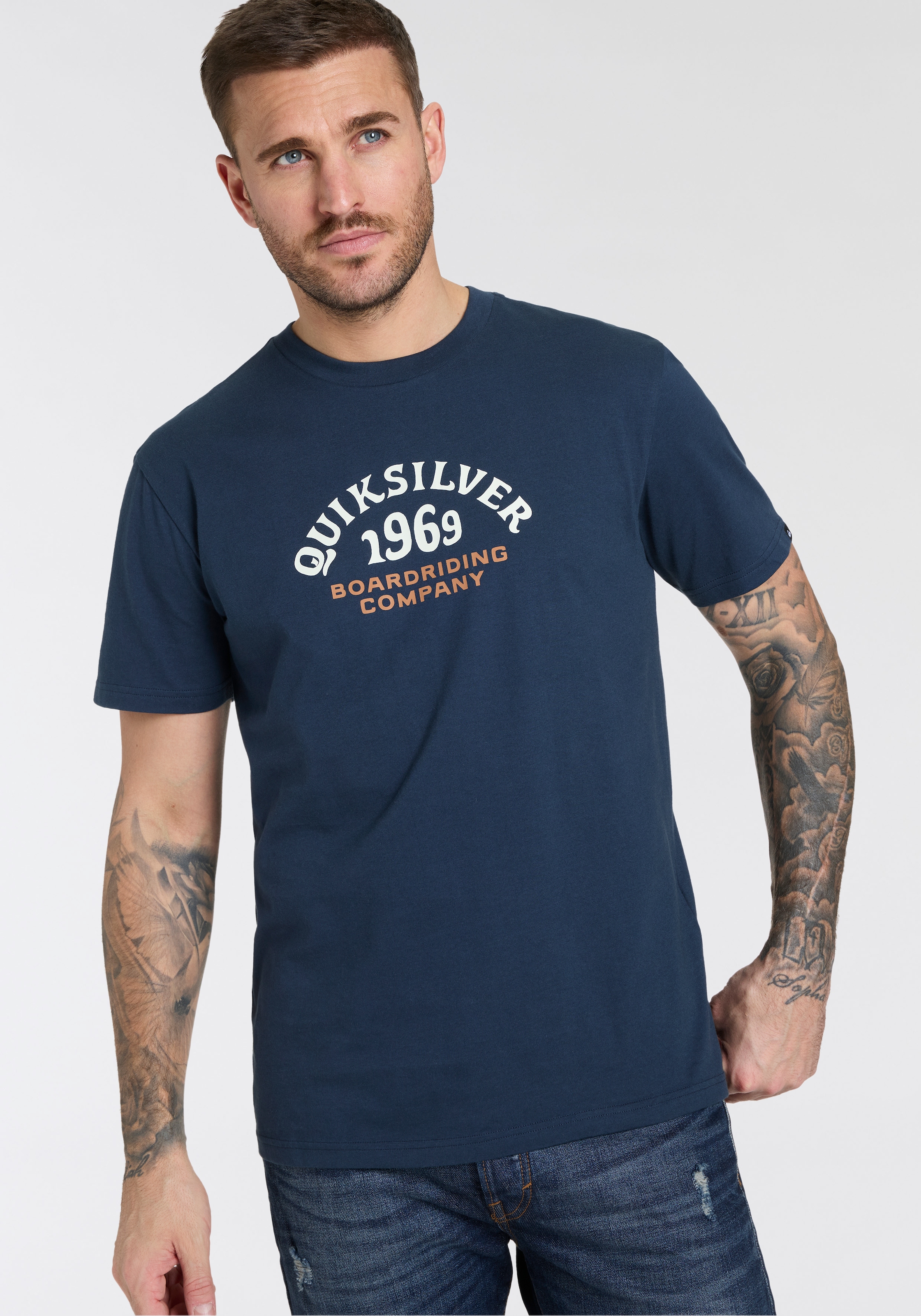 Quiksilver T-Shirt »DISCOCHECK SHORT SLEEVE TEE PACK YM«, (Packung, 2 tlg., 2er-Pack)