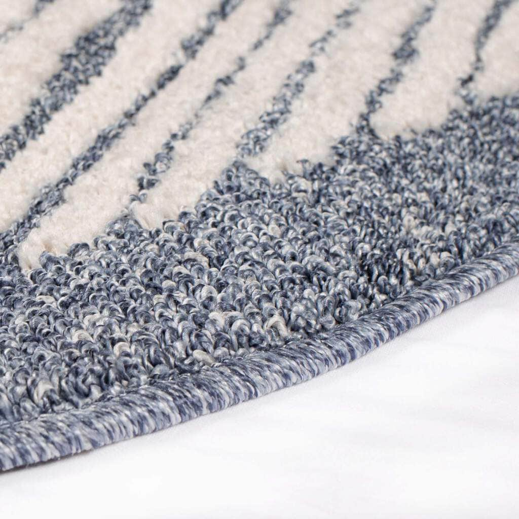 Carpet City Teppich »Art 2231«, rund, Kurzflor, Streifen-Muster, ideal für Flur & Diele