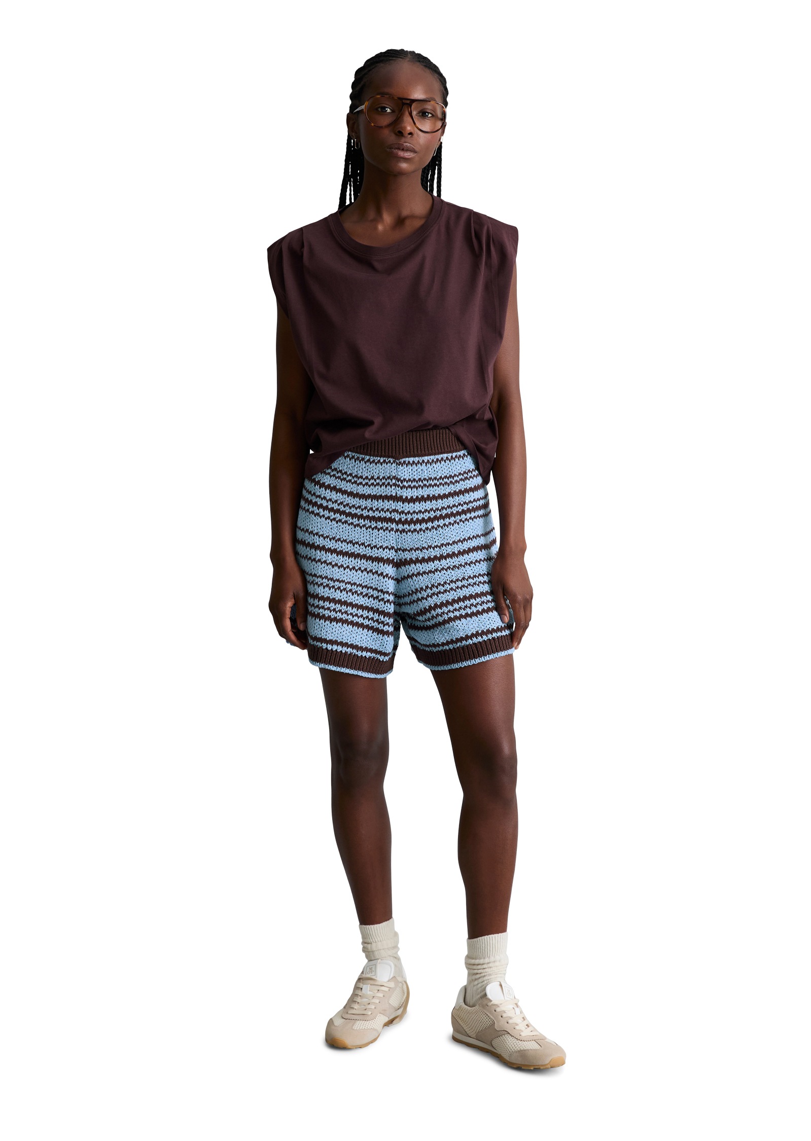 Marc O'Polo DENIM Shorts »aus garngefärbtem Bändchengarn«