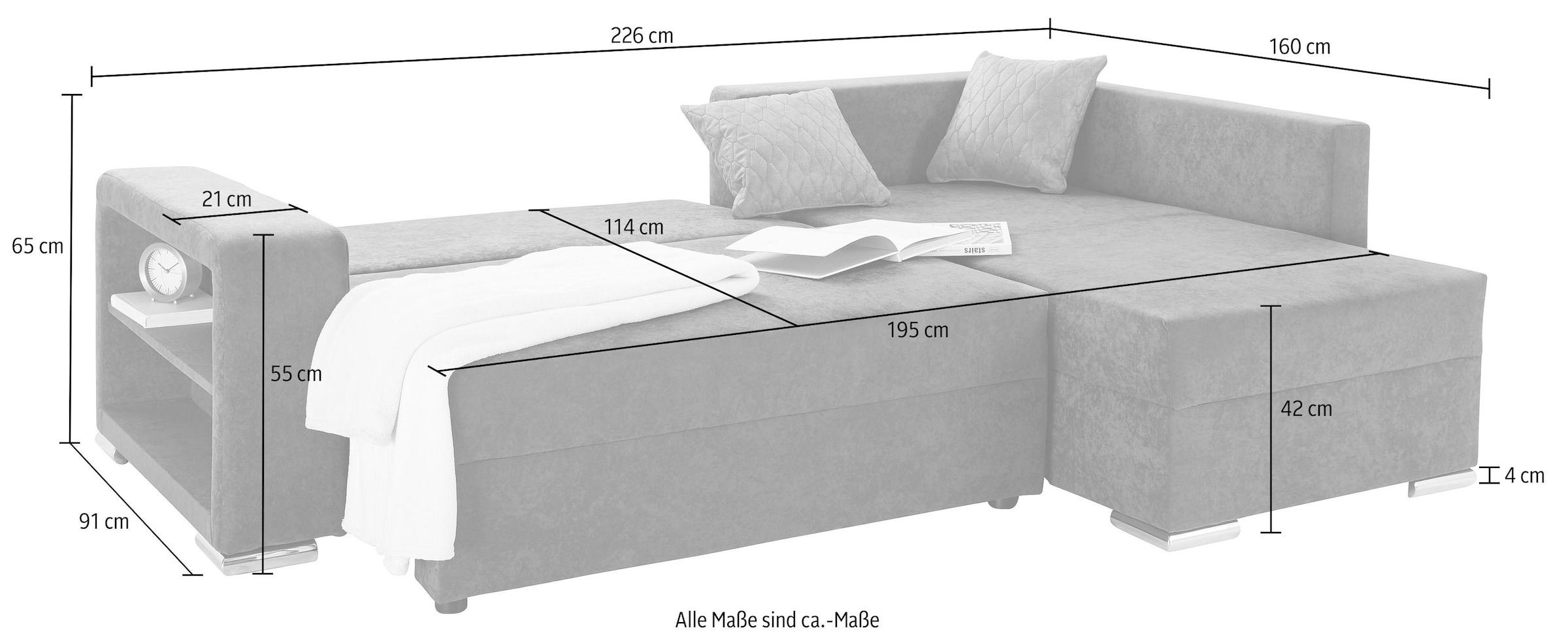 COLLECTION AB Ecksofa mit komfortablem BAUR kaufen Federkern online 