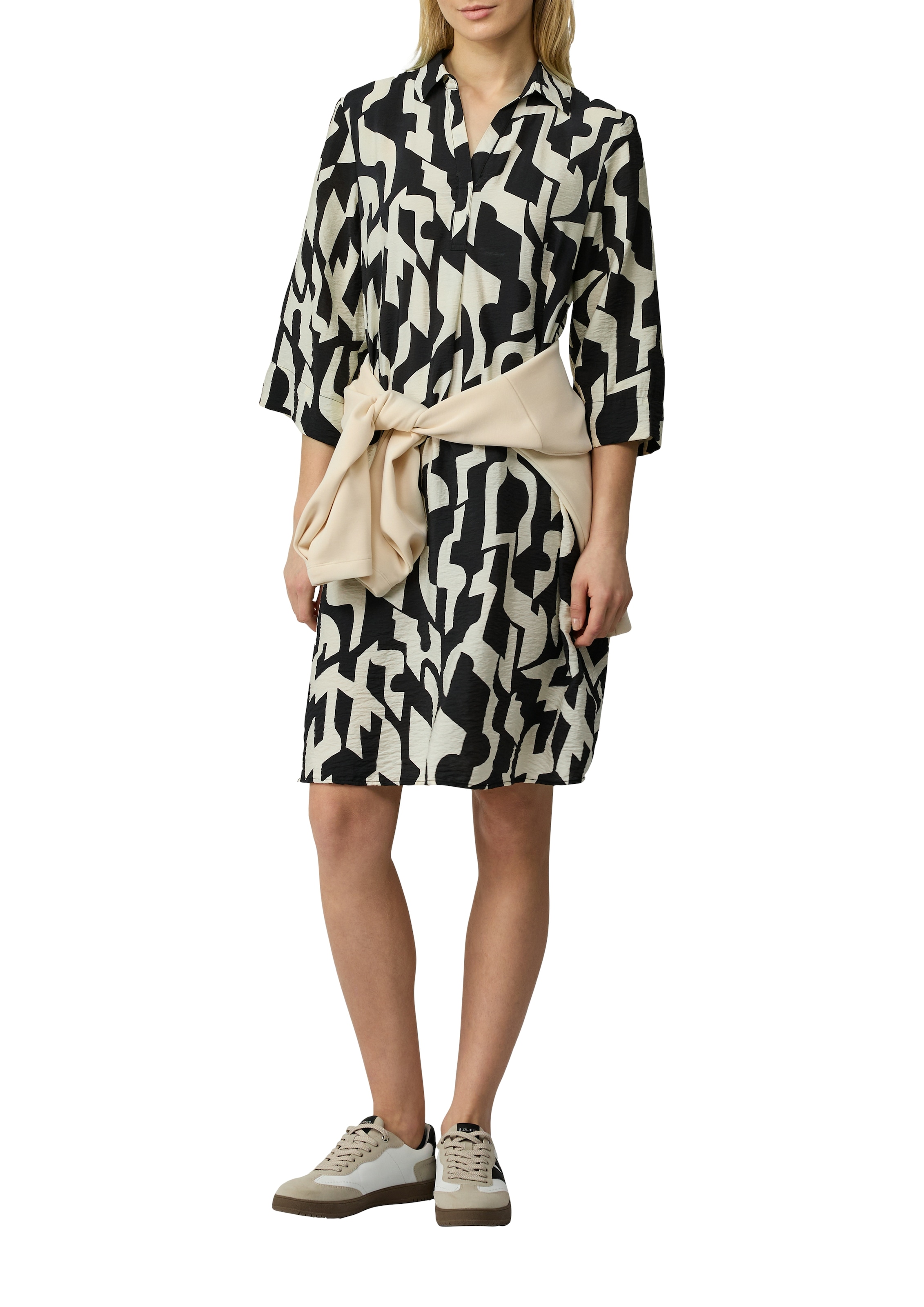 s.Oliver Blusenkleid, mit All-Over Print