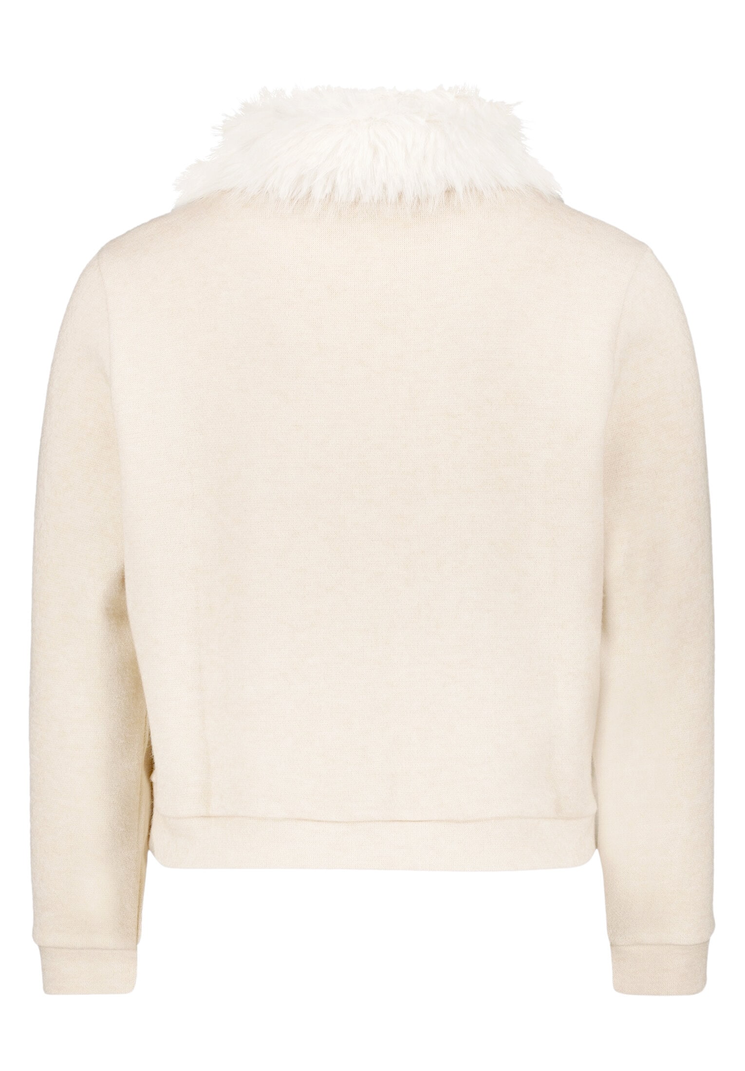 Cartoon Sweatjacke »Damen mit Kunstfellkragen«