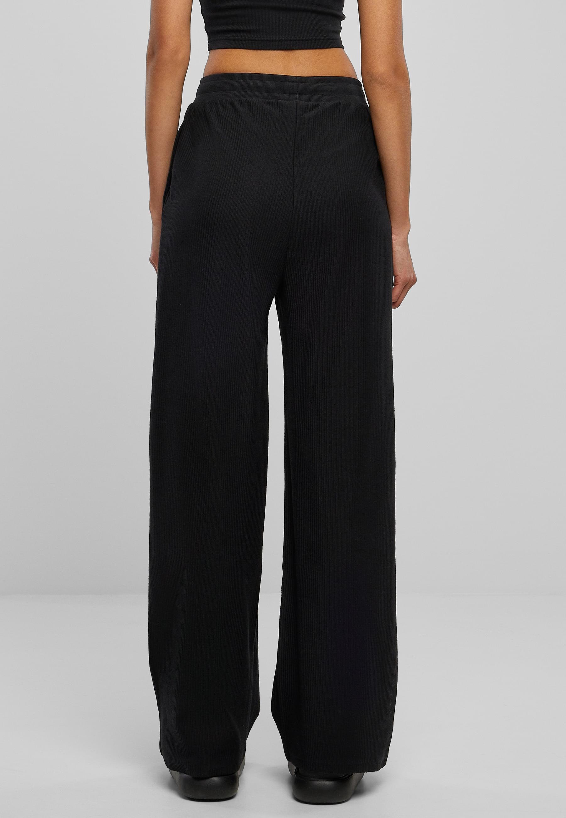 URBAN CLASSICS Jogginghose »Urban Classics Damen Ladies Straight Rib Terry Pants«, (1 tlg.)