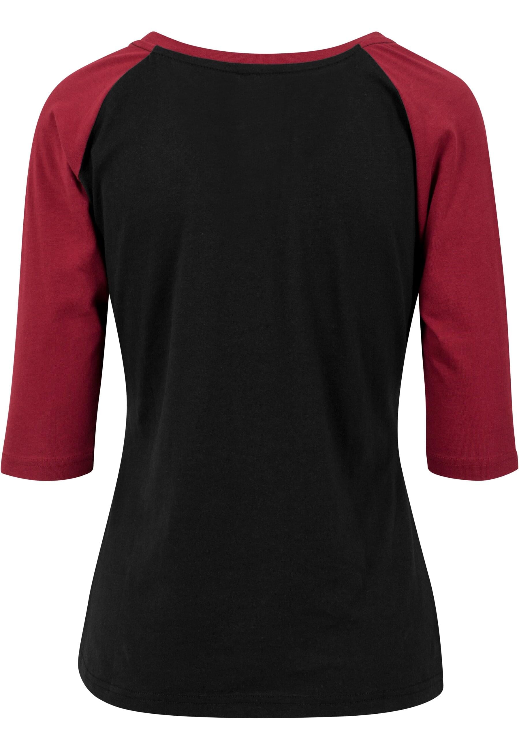 URBAN CLASSICS Kurzarmshirt "Urban Classics Damen Ladies 3/4 Contrast Ragla günstig online kaufen