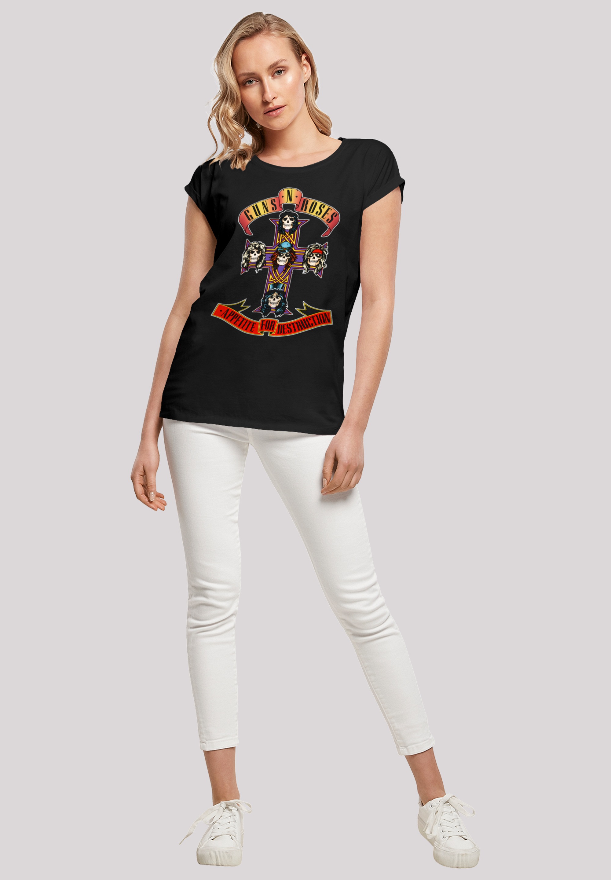 F4NT4STIC T-Shirt »Guns 'n' Roses Band Appetite For Destruction«, Print