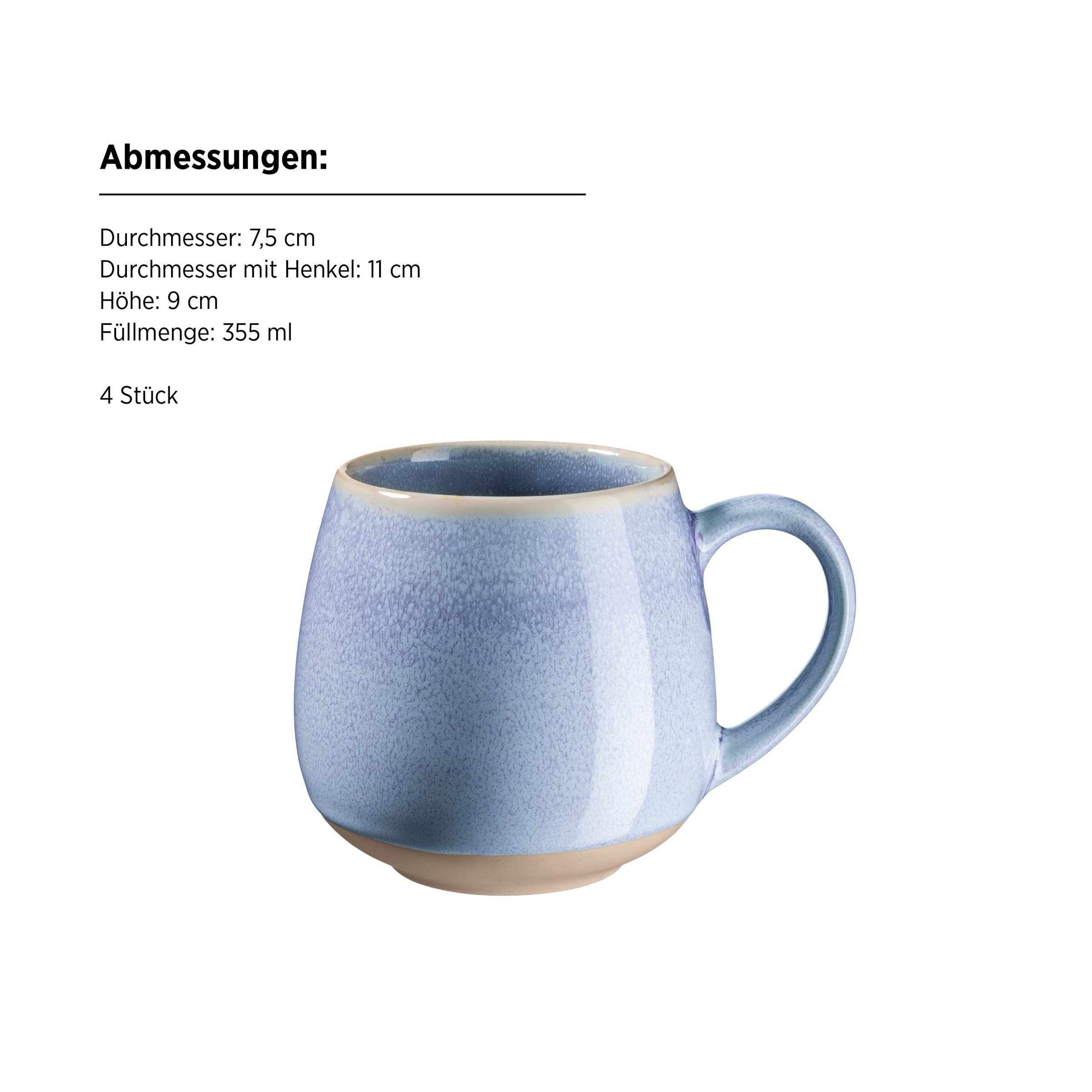 MÄSER Frühstücks-Geschirrset »Aquata« Geschirr-Set, Service