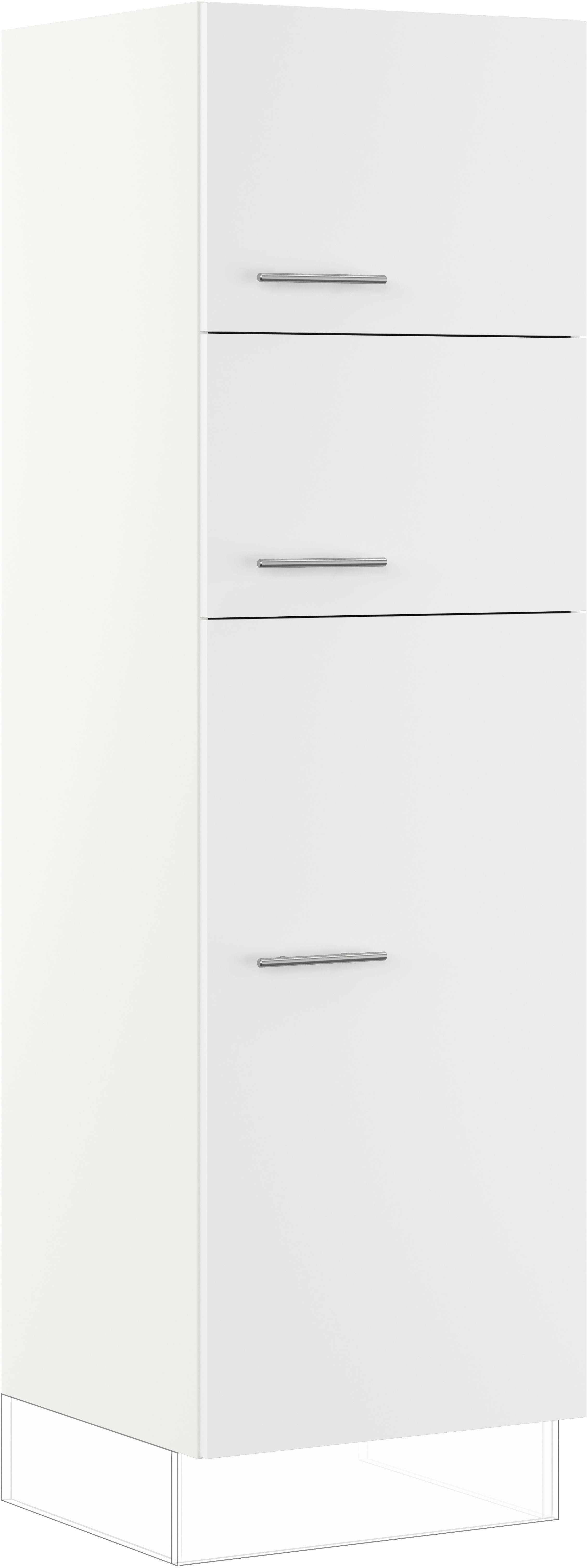 IMPULS KÜCHEN Kühlumbauschrank ""Valencia & Tirana", Breite/Höhe: 60/190,7 cm" vormontiert, mit Drehtüren