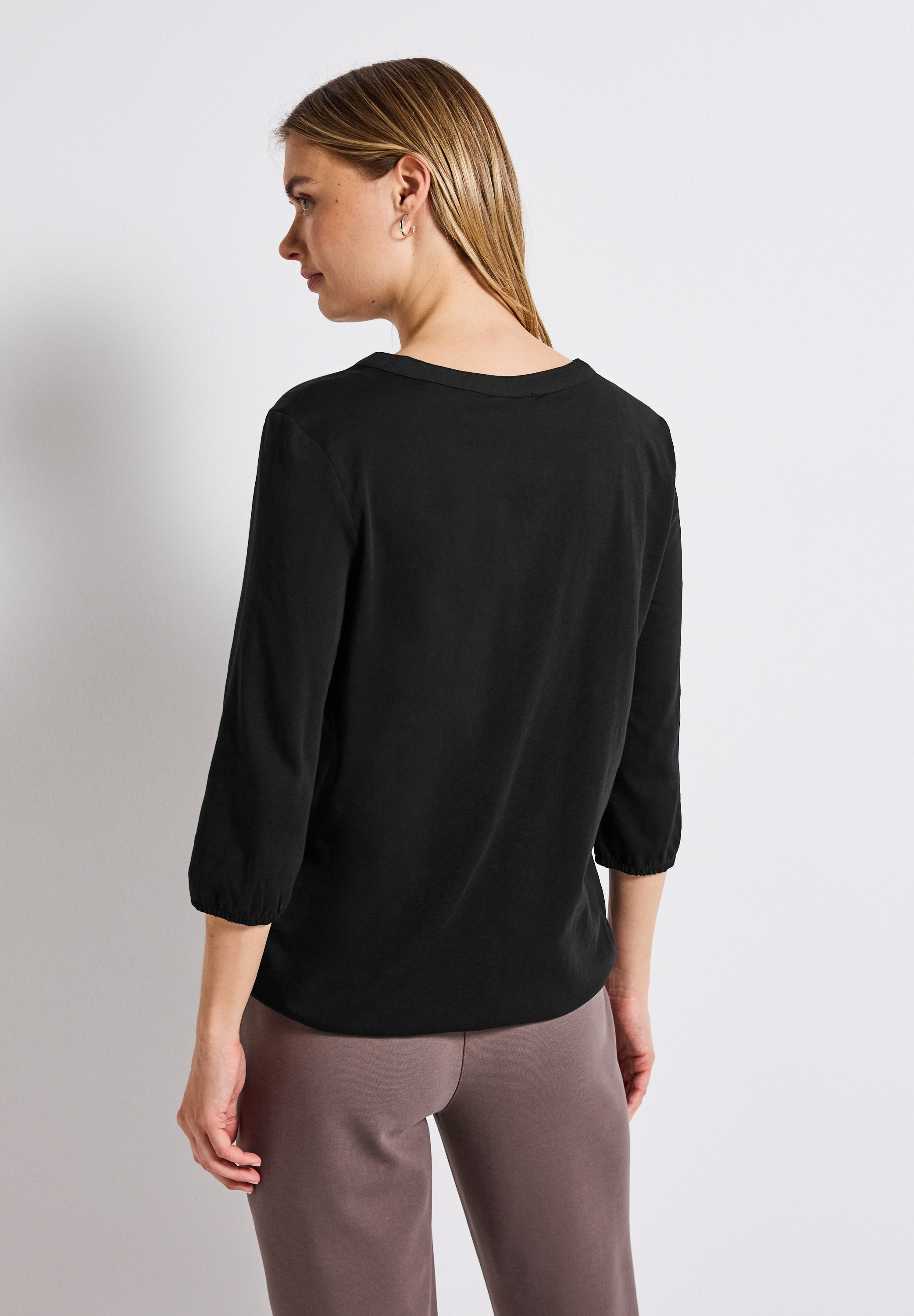 STREET ONE T-Shirt, aus reiner Baumwolle