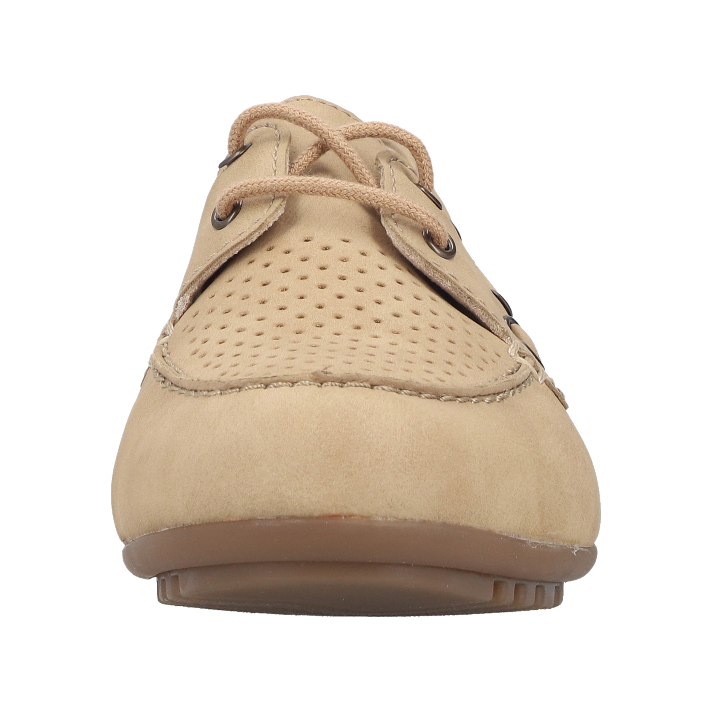 Rieker Herren Bootsschuh Mokassin Beige 37 7