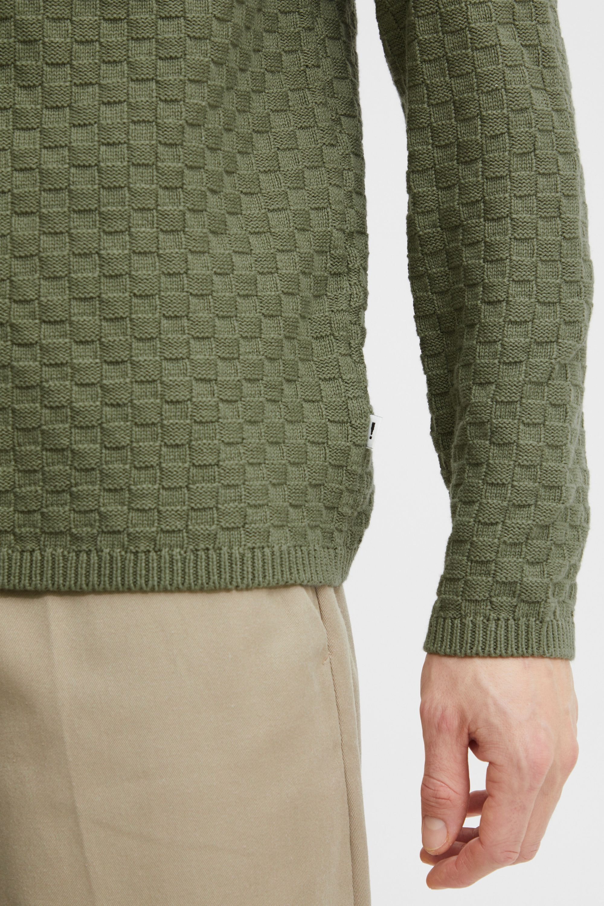 !Solid Strickfleece-Pullover »Strickpullover SDElijah«