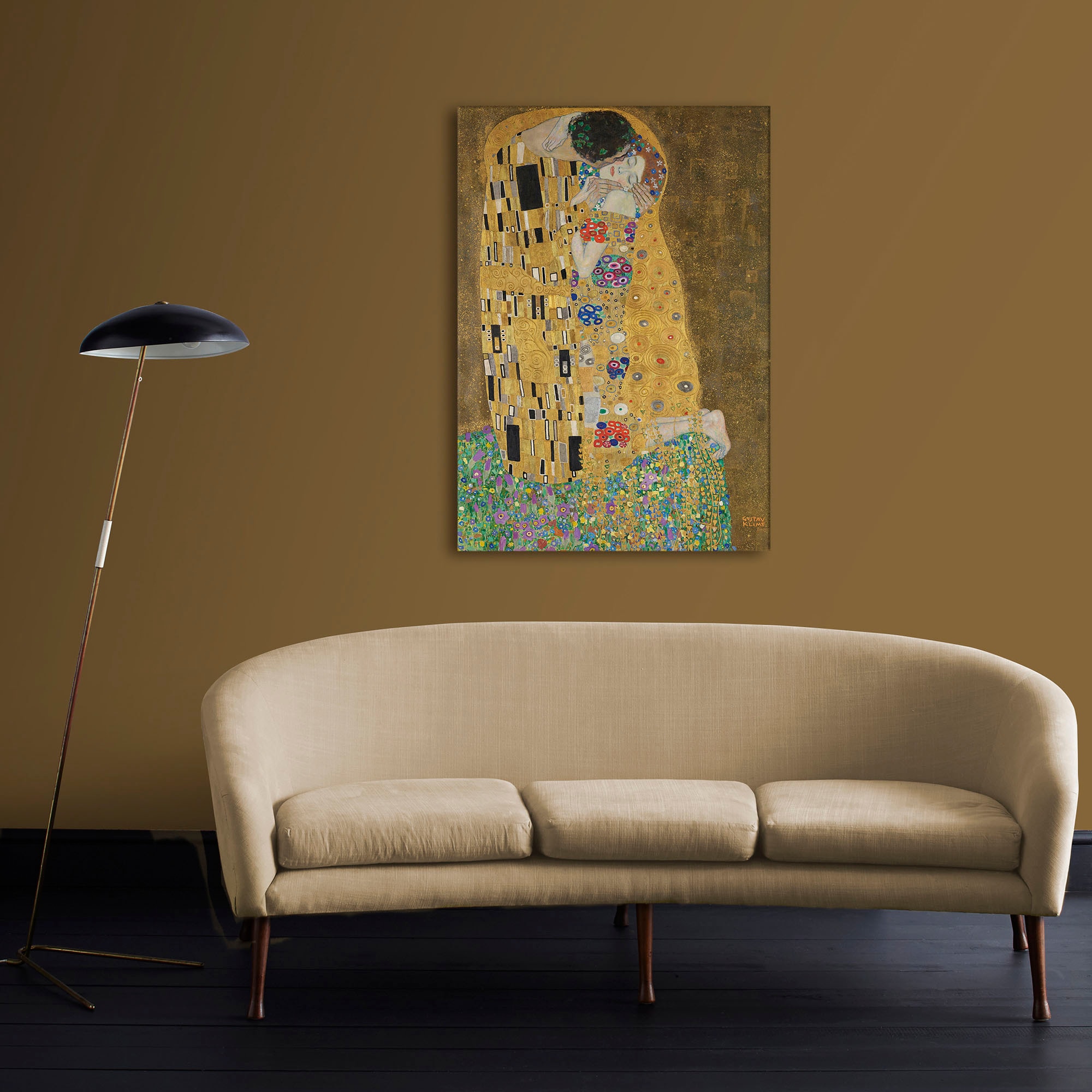 Art for the home Leinwandbild "Kuss (Gustav Klimt)", Art-Kiss, (1 St.), der günstig online kaufen