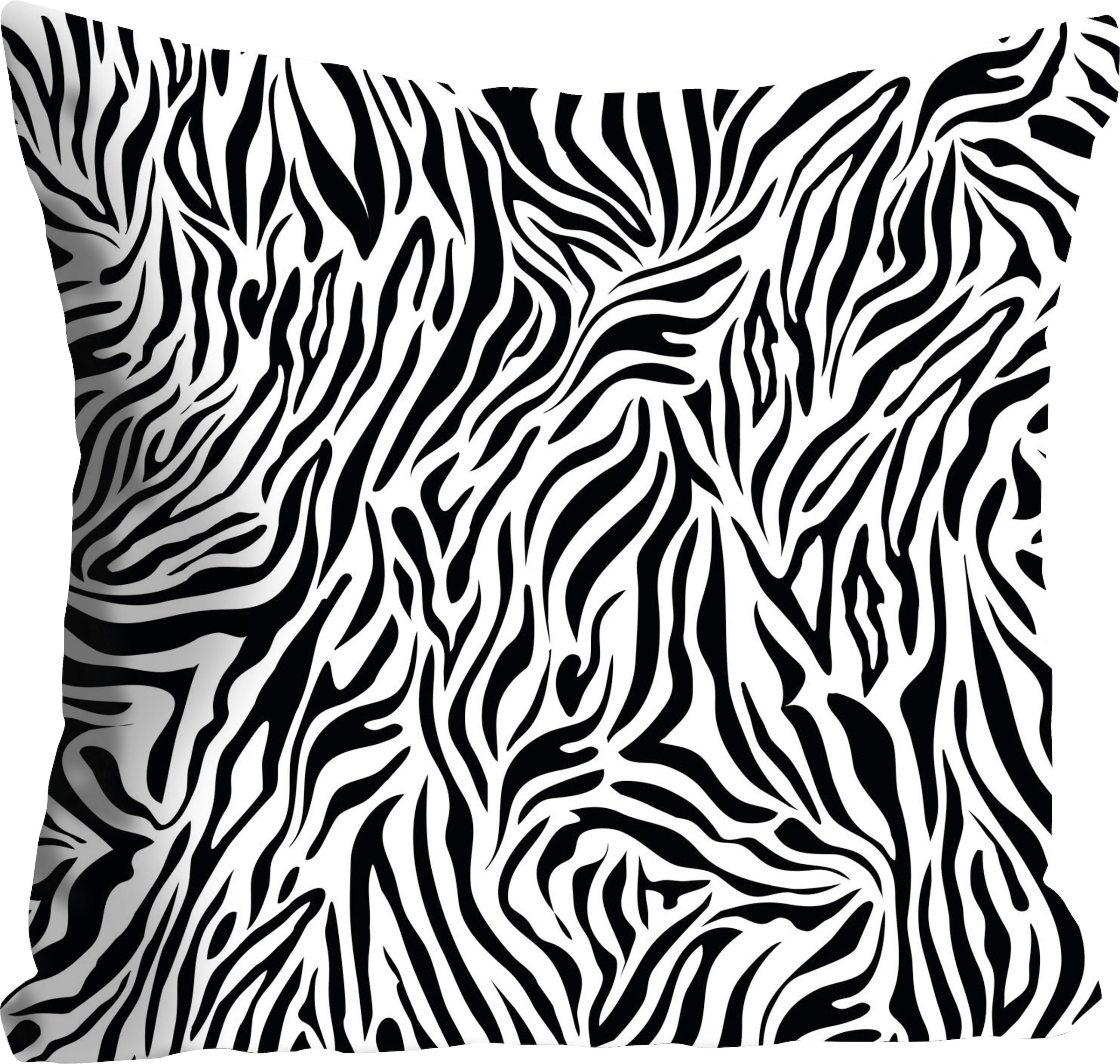 queence Dekokissen "Finn" Kissenhülle,Zebra-Fell,Tiermuster,Geometrisch,Sch günstig online kaufen