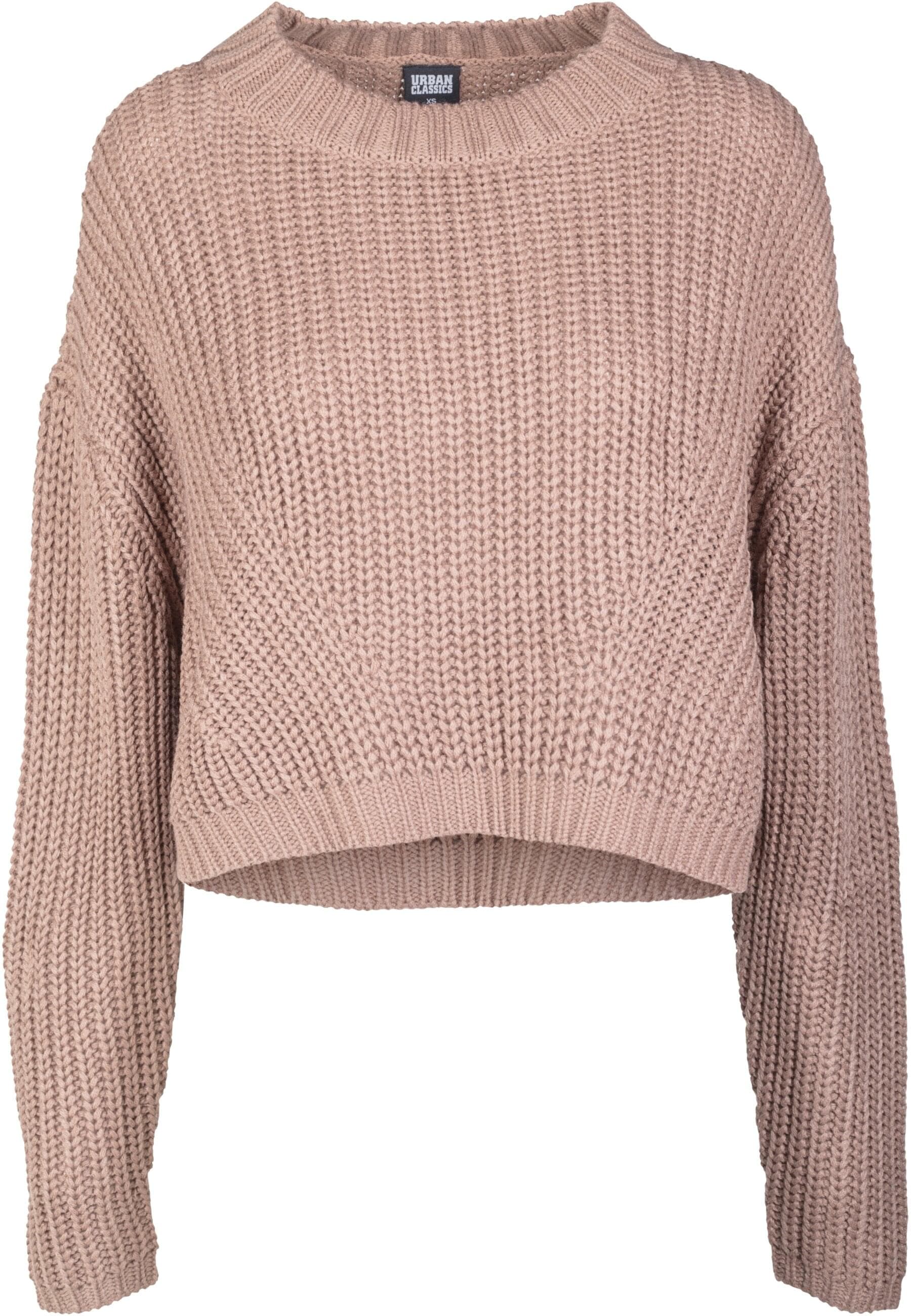 URBAN CLASSICS Rundhalspullover "Urban Classics Damen Ladies Wide Oversize Sweater"