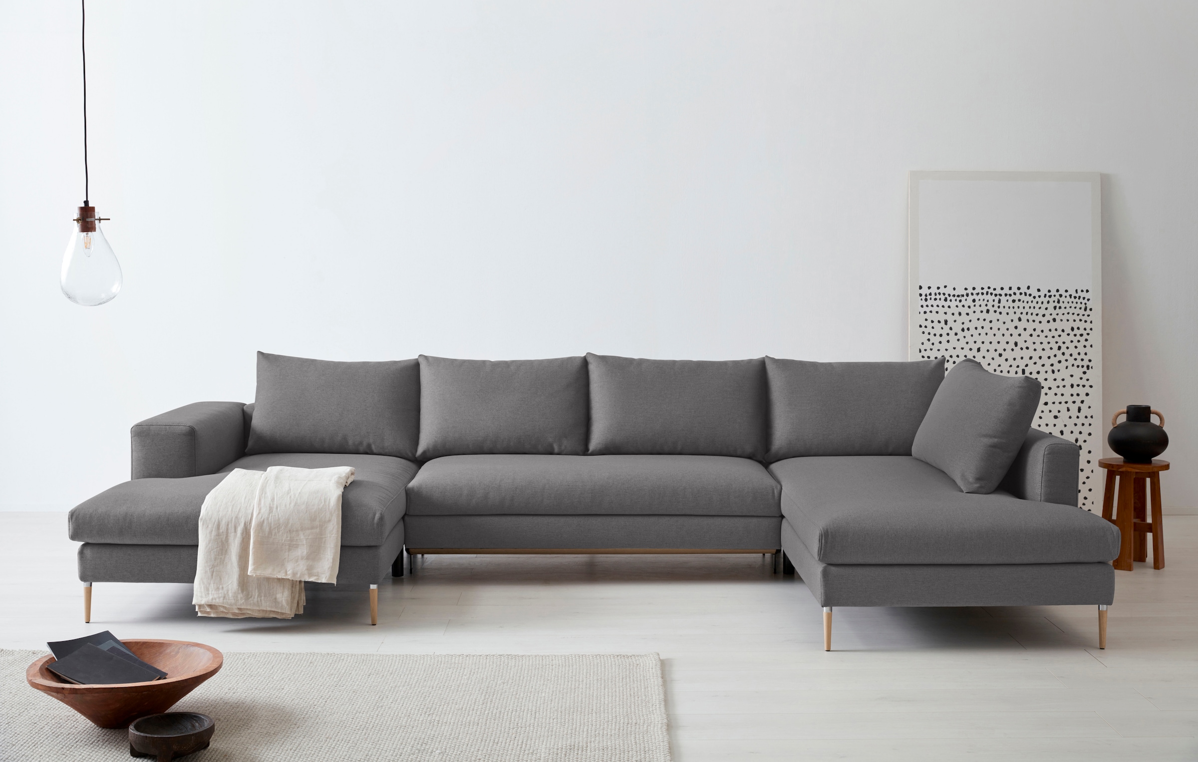 OTTO products Wohnlandschaft »Finnja, U-Form«