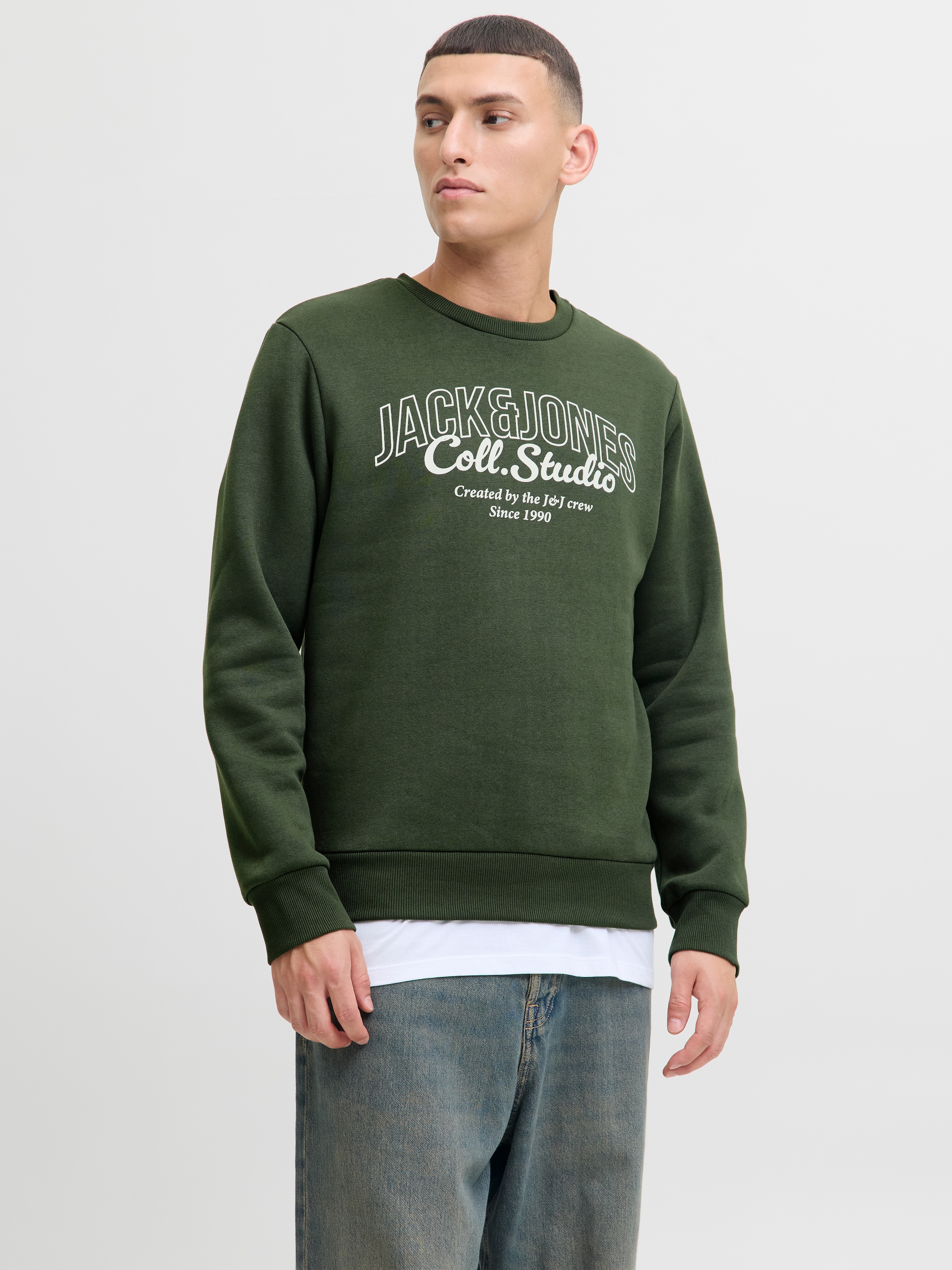 Jack & Jones Sweatshirt "JJMAKOTO SWEAT CREW NECK" günstig online kaufen
