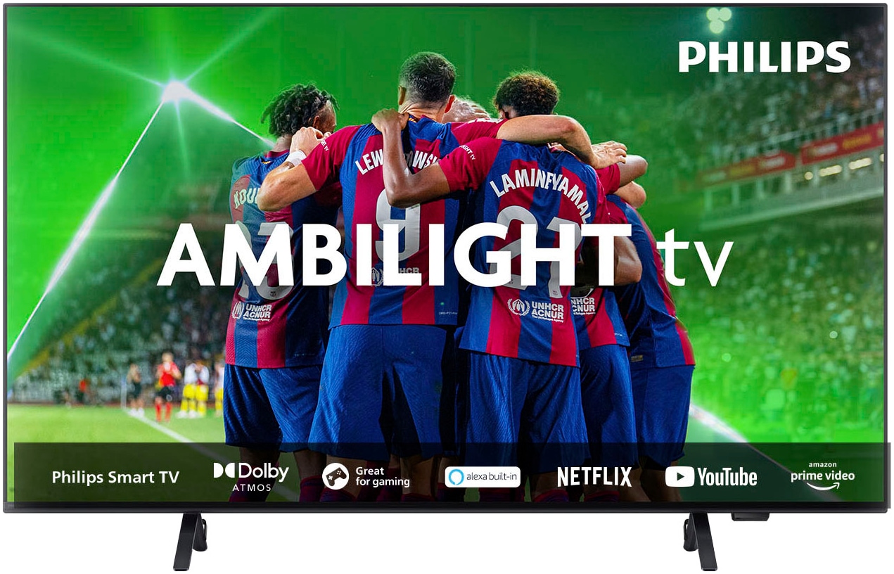 Philips LED-Fernseher, 164 cm/65 Zoll, 4K Ultra HD, Smart-TV, WLAN, Dolby Atmos Sound, Ambilight (3-seitig)