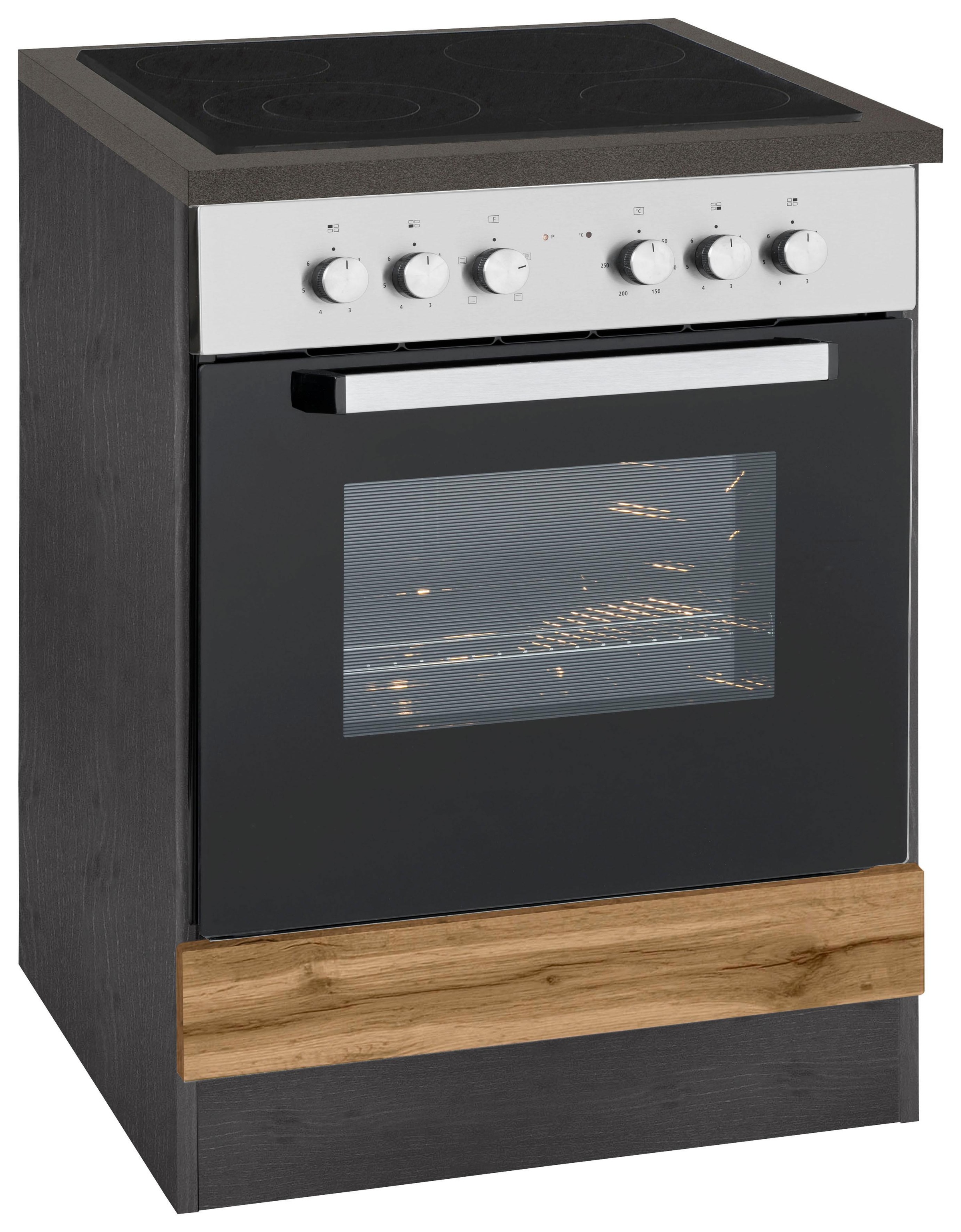 KOCHSTATION "KS-Tulsa" 60 cm breit, für Einbau-Herdset