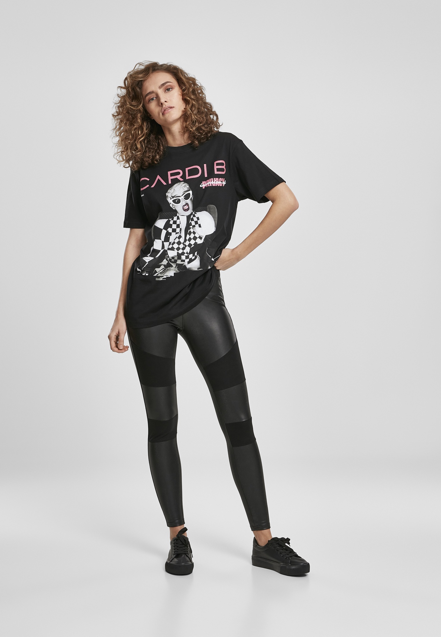 Merchcode T-Shirt »Merchcode Damen Ladies Cardi B Transmission Tee«, (1 tlg.)