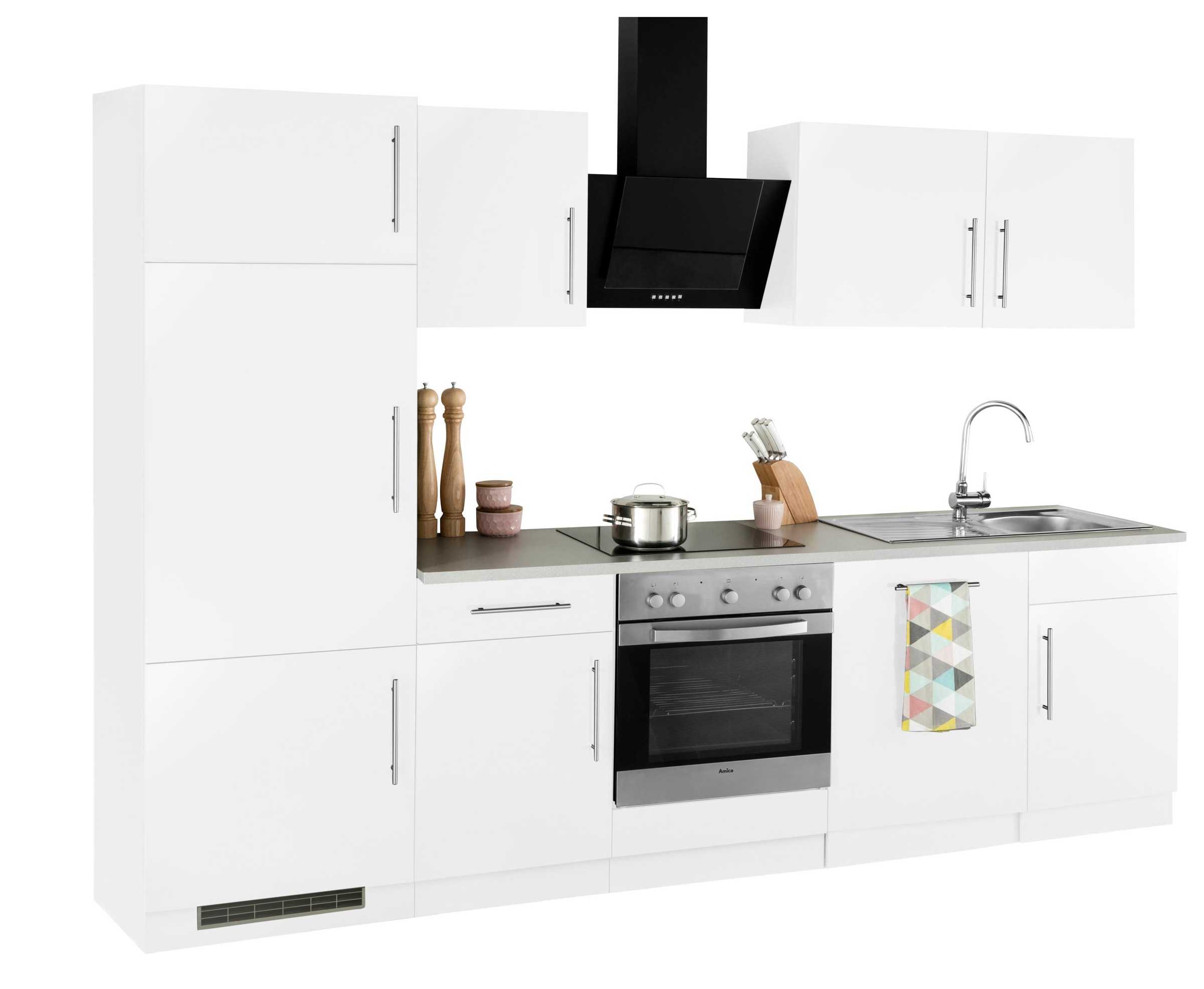 wiho Küchen "Cali" ohne E-Geräte, Breite 280 cm