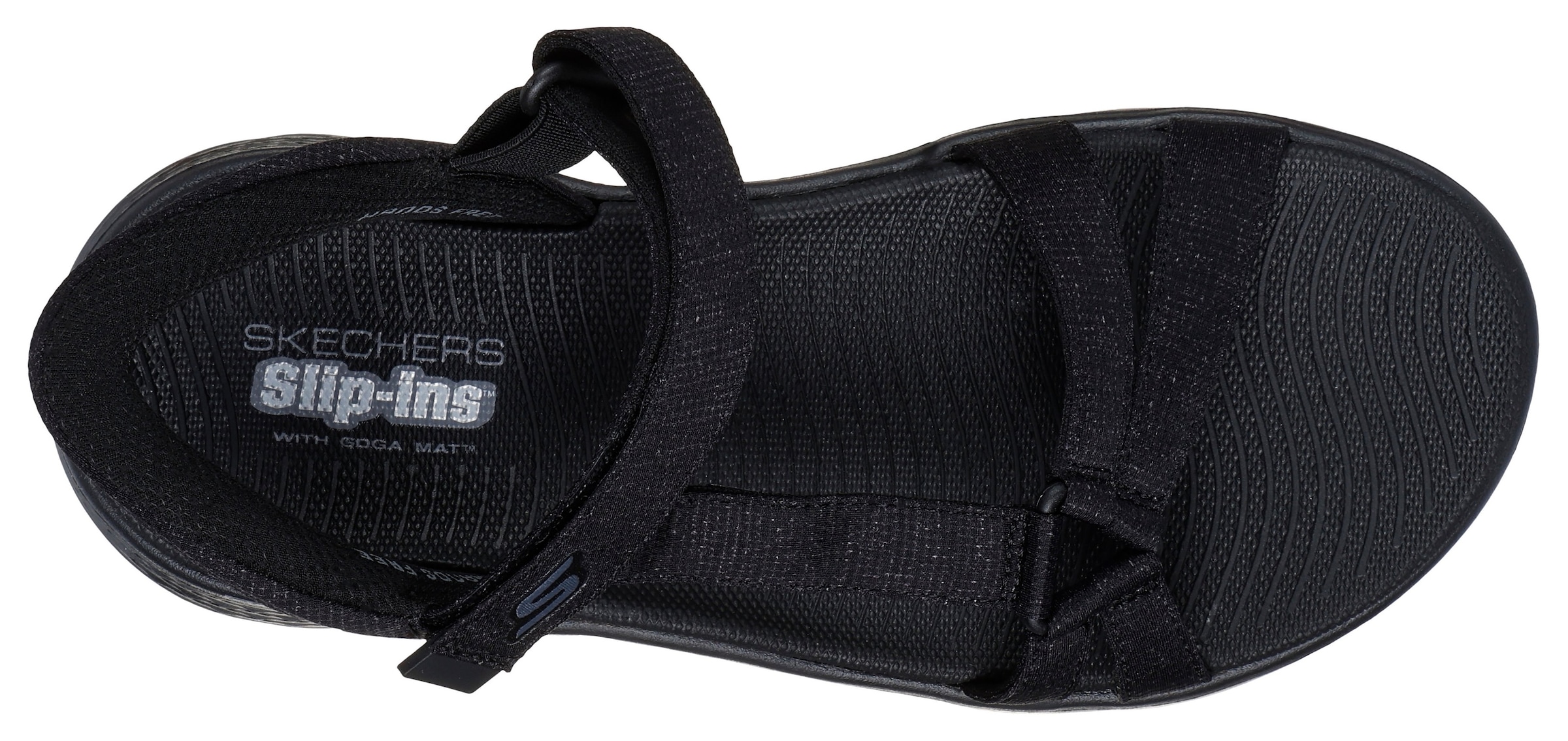 Skechers Sandale »GO WALK FLEX SANDAL-ILLUMINATE«, Sandalette, Trekking Sandale mit Gogo Mat Fußbett
