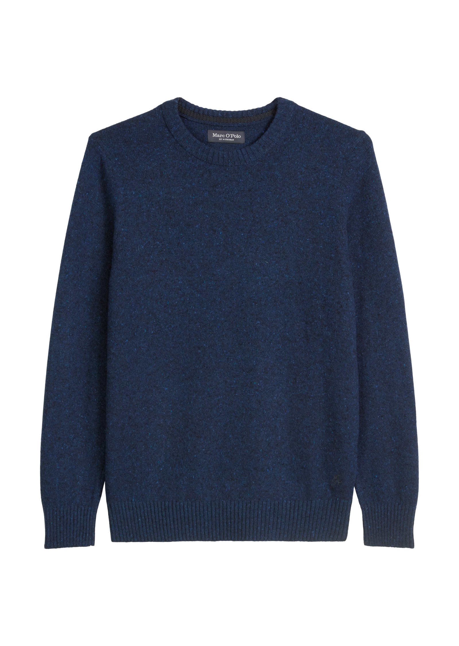 Marc O'Polo Strickpullover »regular aus gesprenkeltem Tweedgarn« mit weichem Wollanteil