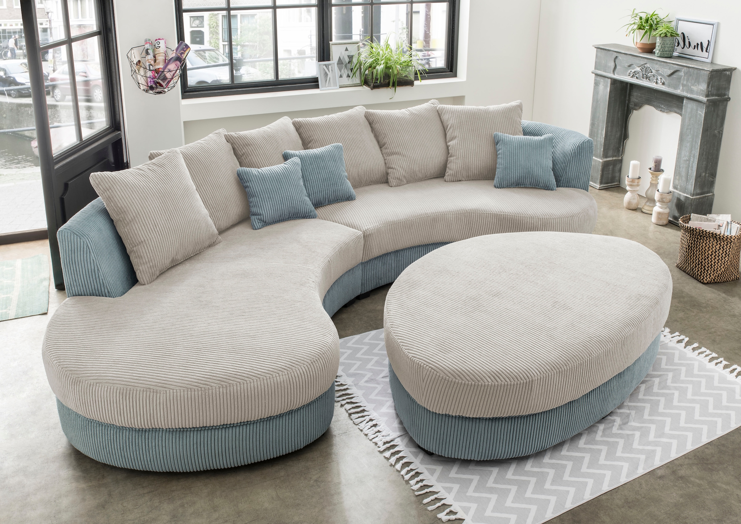 INOSIGN Ecksofa "Limoncello organische Formensprache, L-Form", ergonomische günstig online kaufen