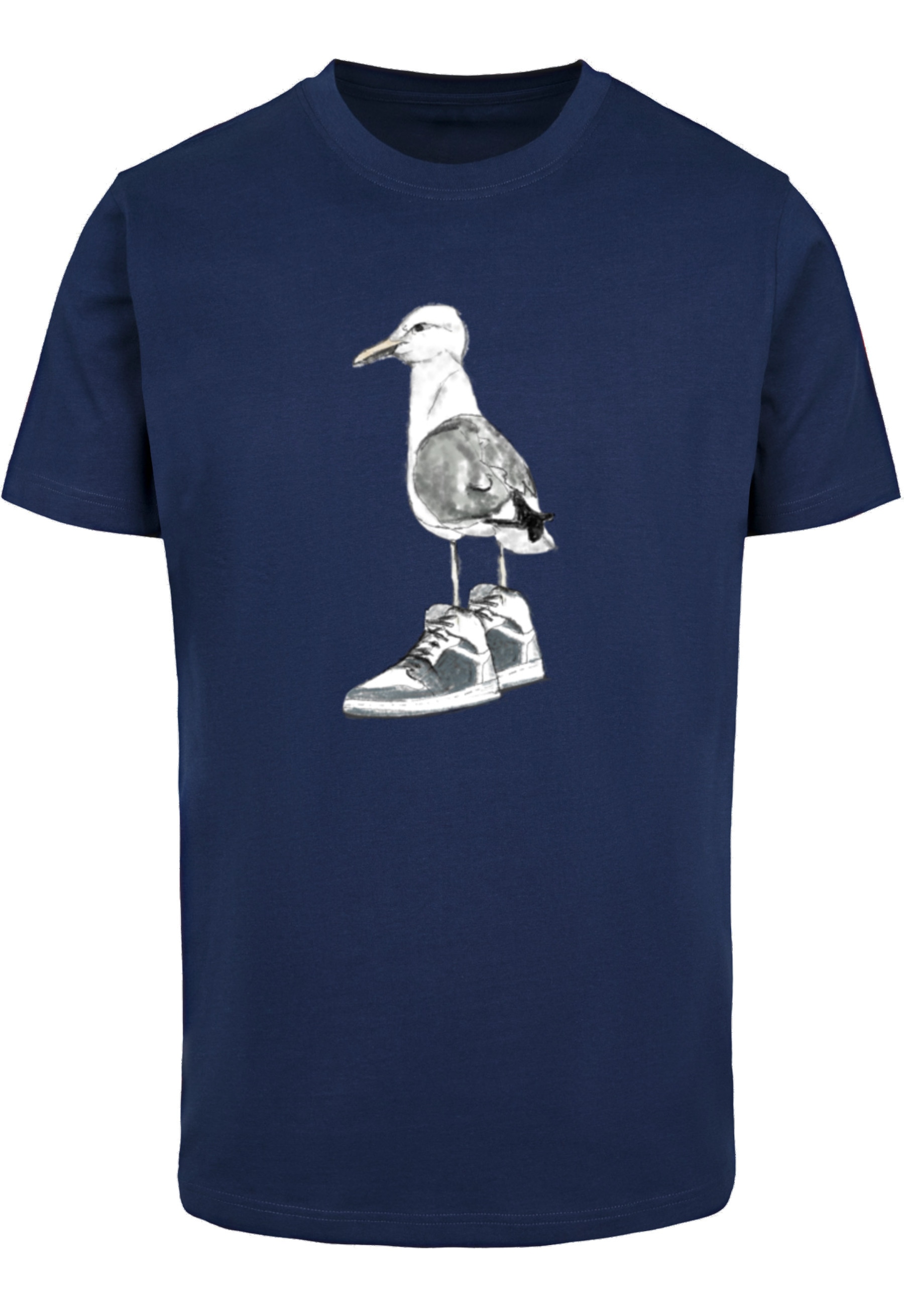 MisterTee T-Shirt "MisterTee Herren Seagull Sneakers Tee" 1 Stk.