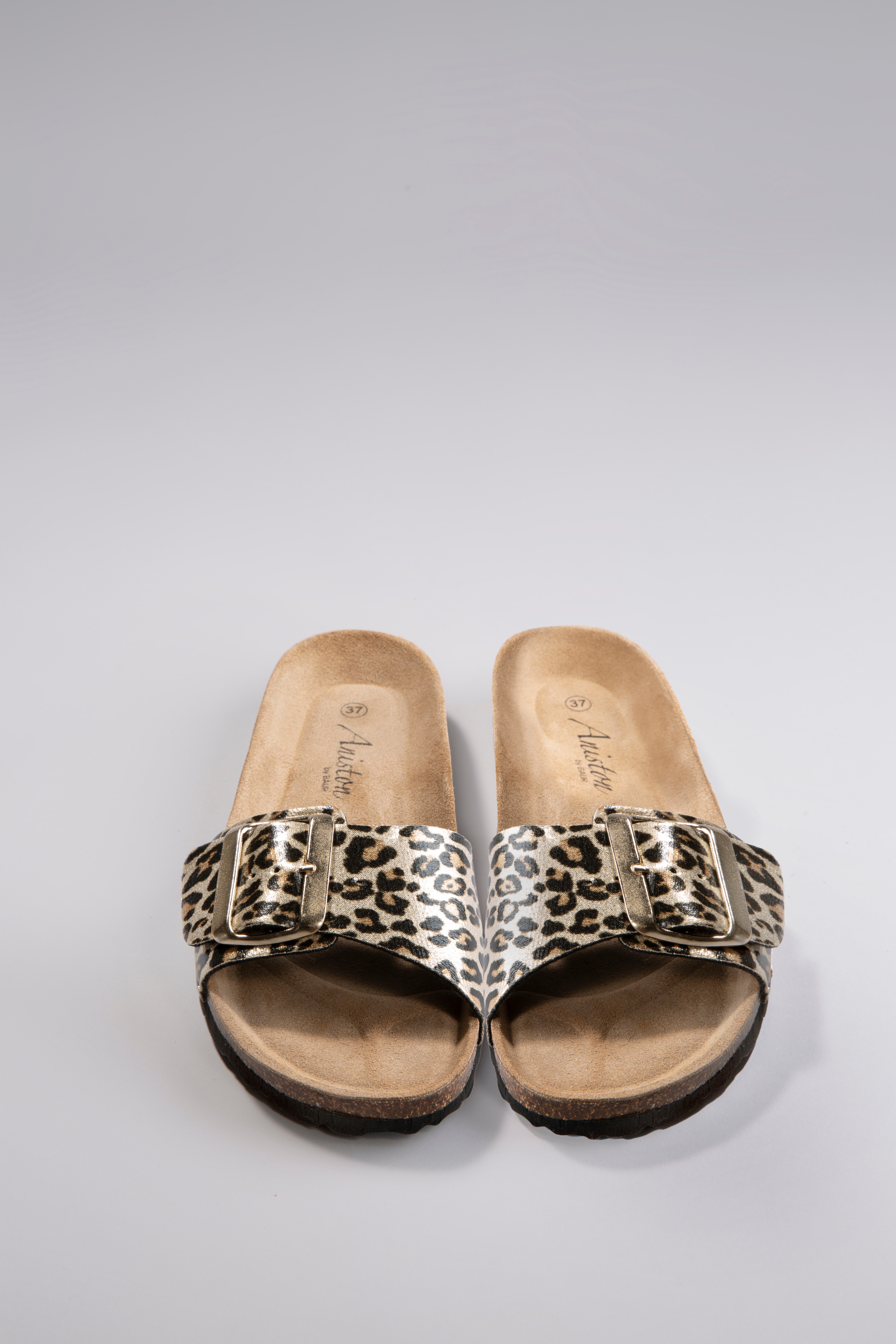 Aniston SHOES Pantolette Strandschuh, Sommerschuh, Urlaubschuh, leo