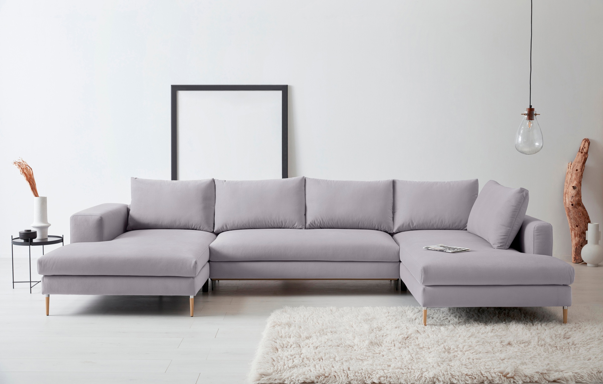 OTTO products Wohnlandschaft "Finnja, viel Platz, wahlweise Bettfunktion un günstig online kaufen