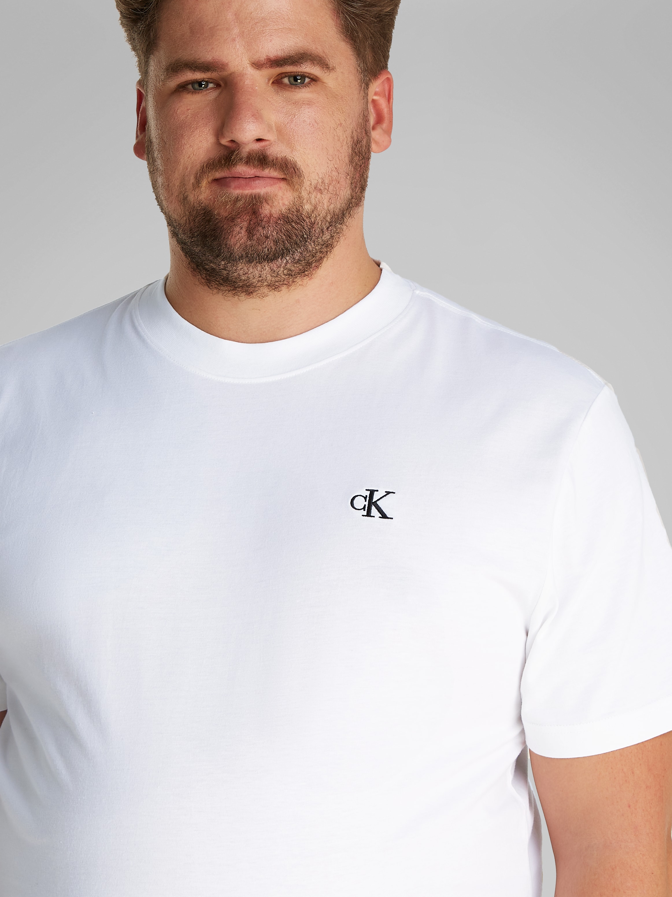 Calvin Klein Jeans Plus T-Shirt »PLUS SERIF FONT GRAPHIC TEE« in großen Größen