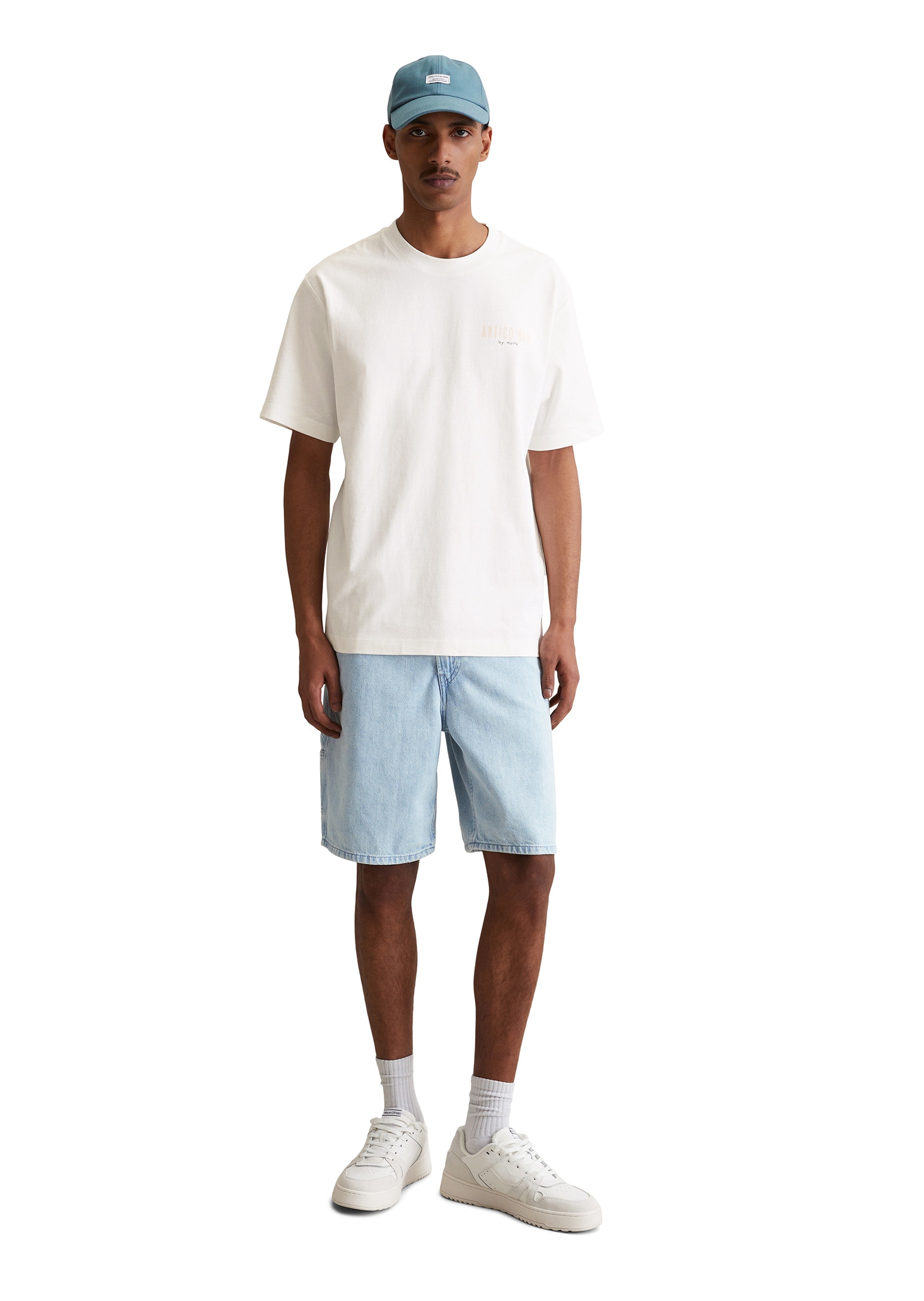 Marc O'Polo DENIM T-Shirt »mit markantem Rückenprint«