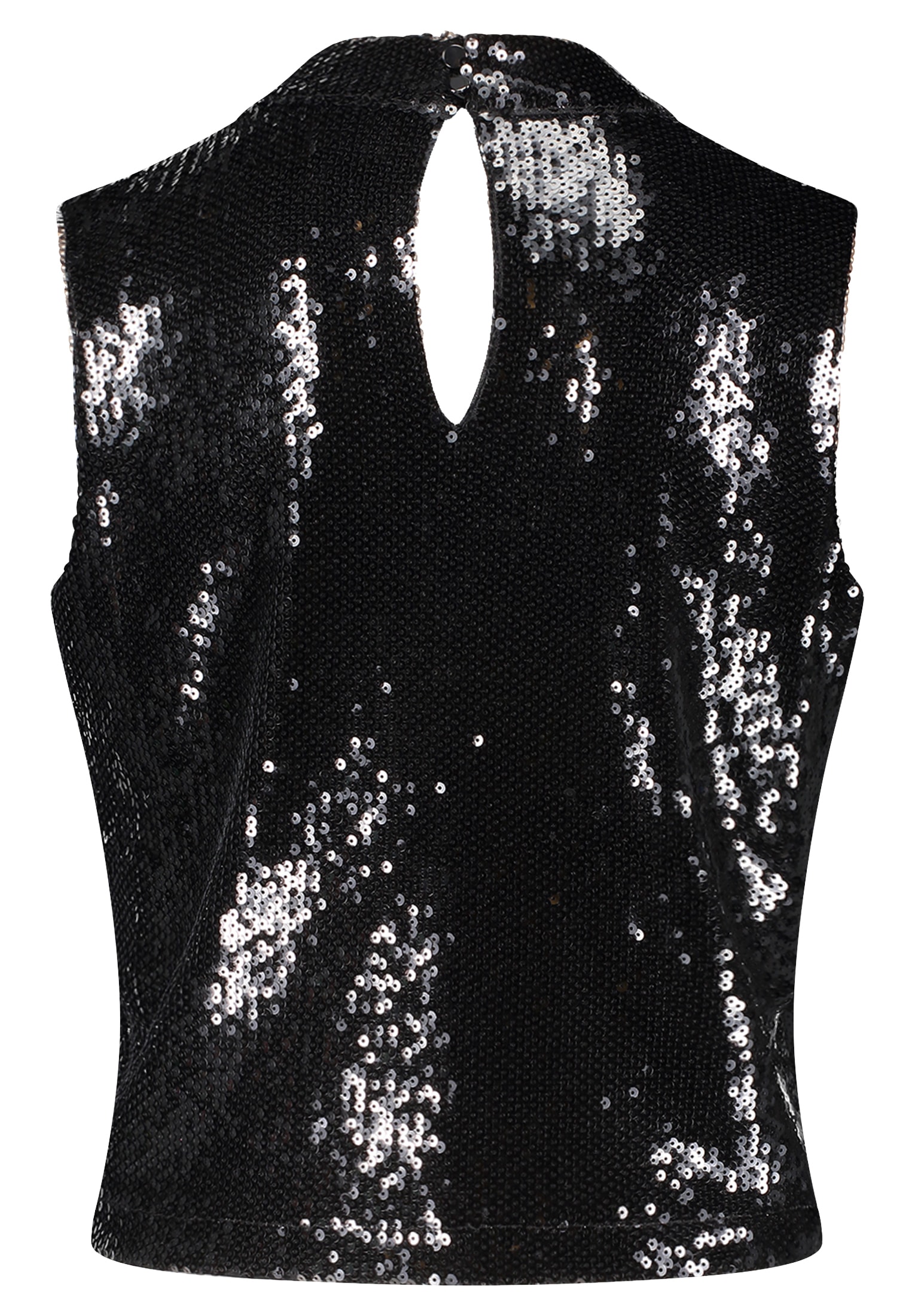 Vera Mont T-Shirt »Vera Mont Damen Pailletten-Top mit Stehkragen«, (1 tlg.)
