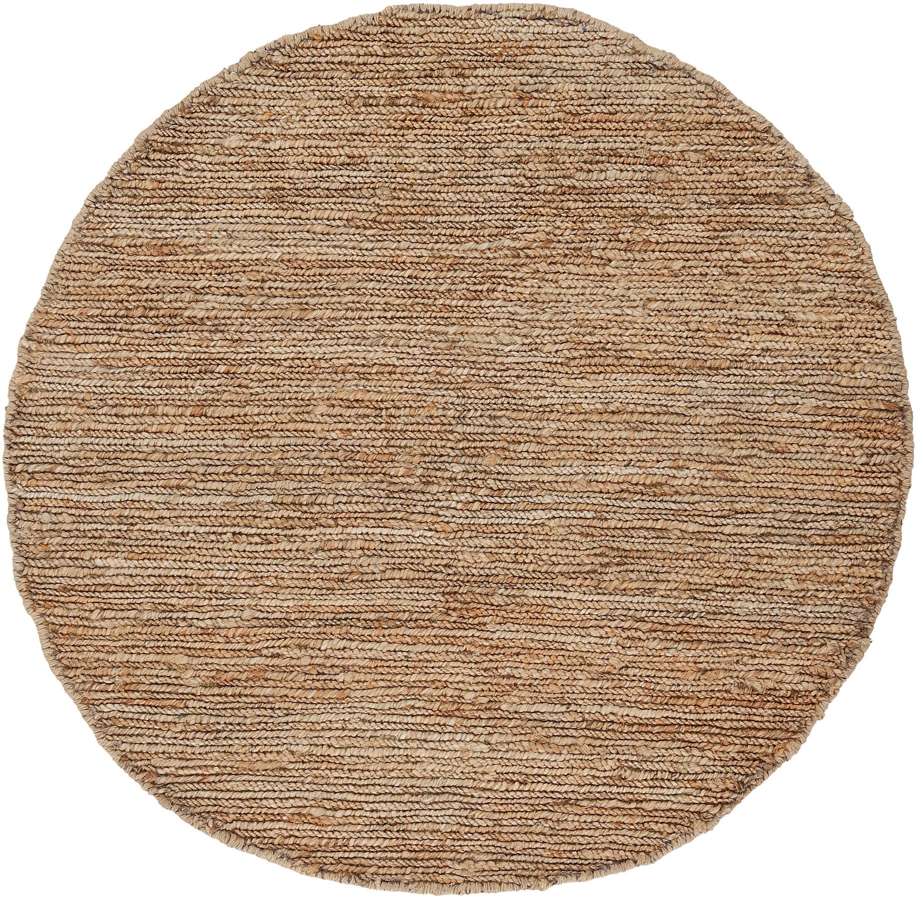 carpetfine Teppich "Nala Juteteppich", rund, wendbar, aus 100% Jute, in vielen Größen und Formen, quadratisch, rund