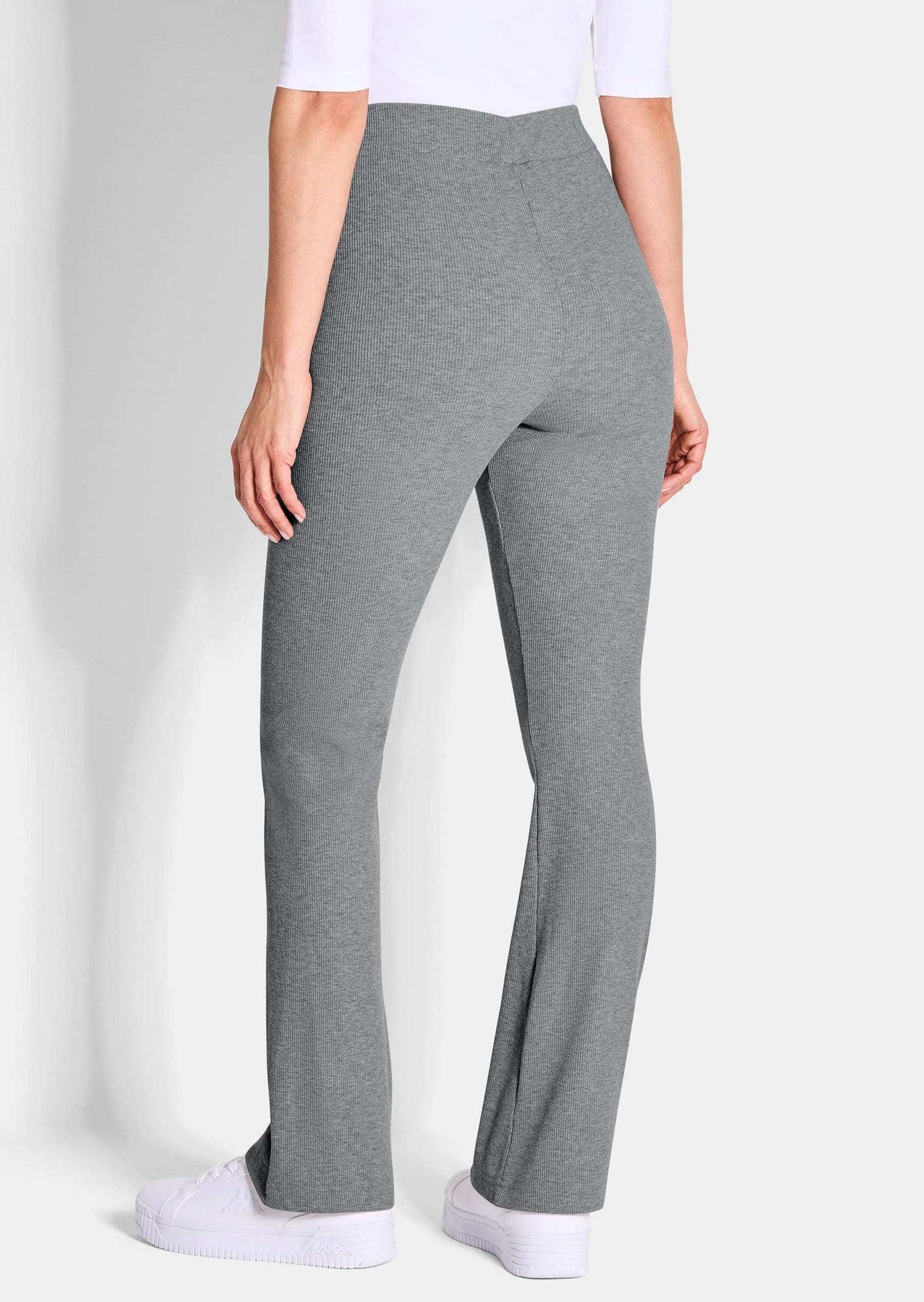 GOLDNER 2-in-1-Hose "Bequeme Stoffhosen im Doppelpack" Feine Rippenstruktur