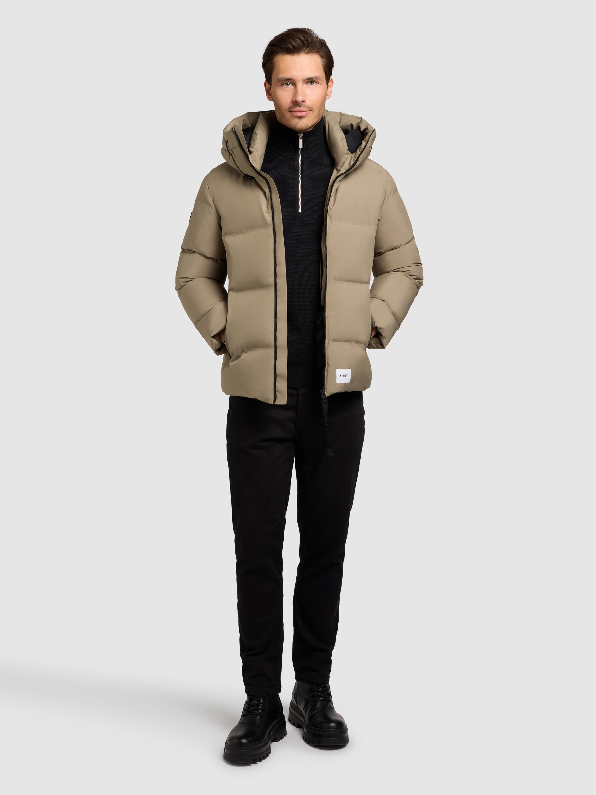 khujo Steppjacke »WESH3« mit Kapuze