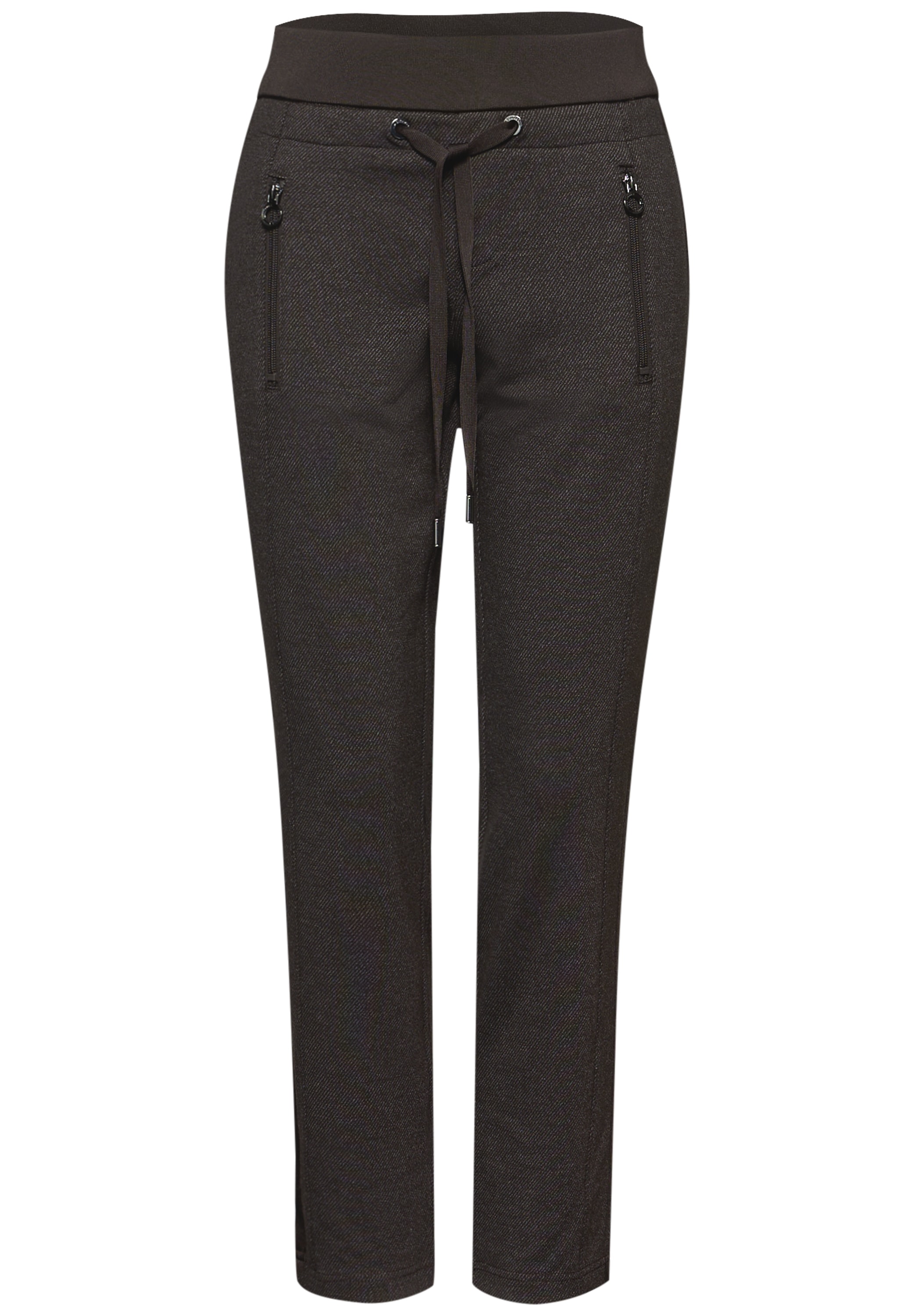 STREET ONE Stoffhose  Elastikbund mit Tunnelzug