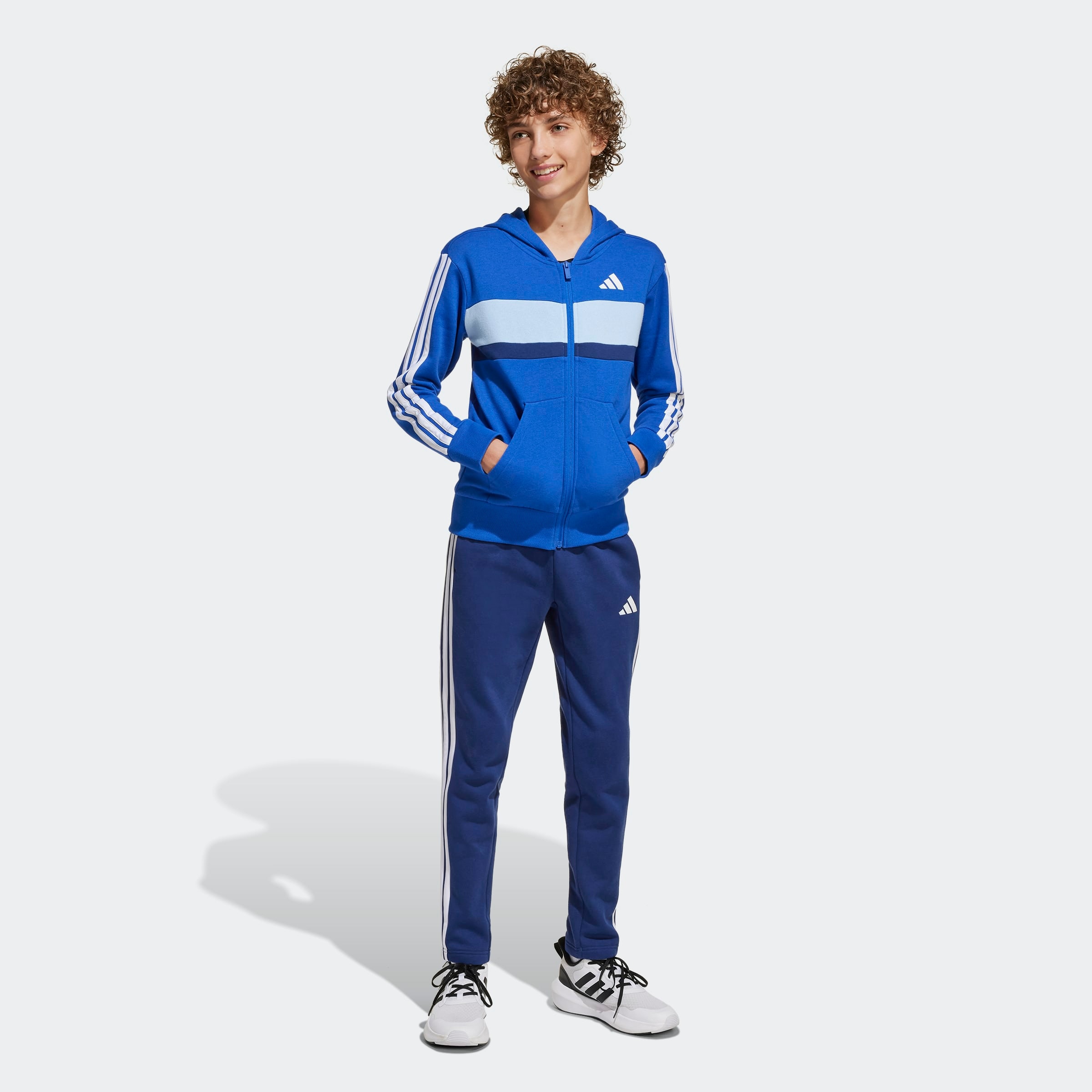 adidas Sportswear Trainingsanzug »J 3S TIB FL TS«, (2 tlg.)