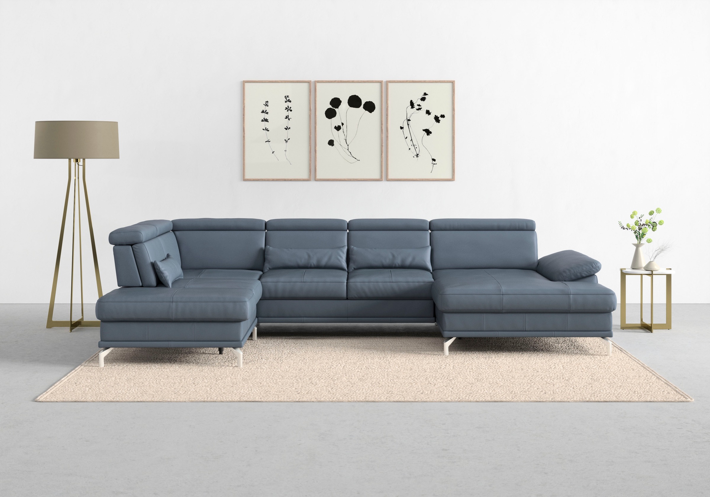 sit&more Wohnlandschaft "Cabrio U-Form, B: 359 cm, mit Sitztiefen-, Arm- & günstig online kaufen