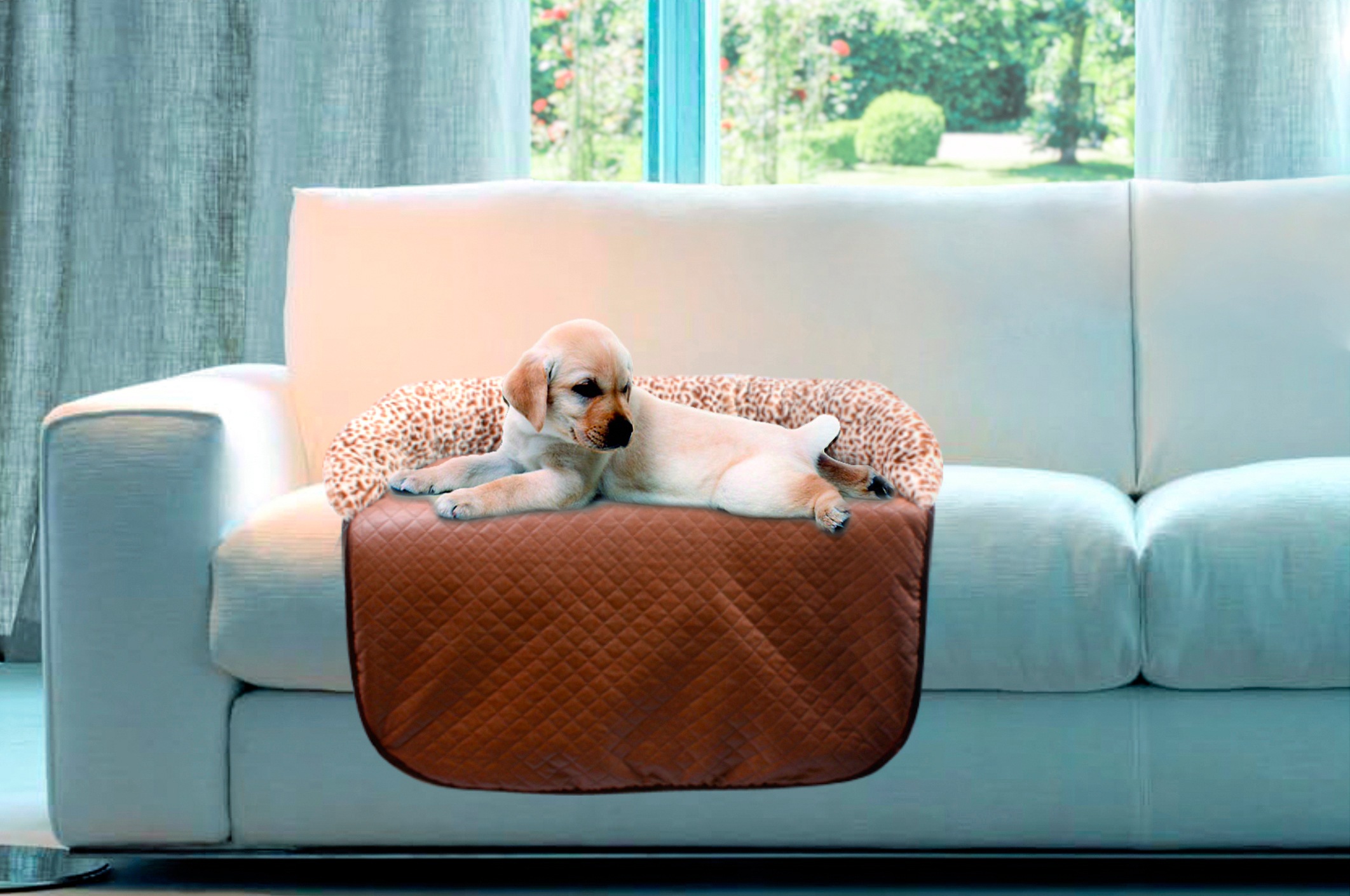 HEIM Tierdecke Sofa Schutzdecke Leo bunt Hundebetten -decken Hund Tierbedarf