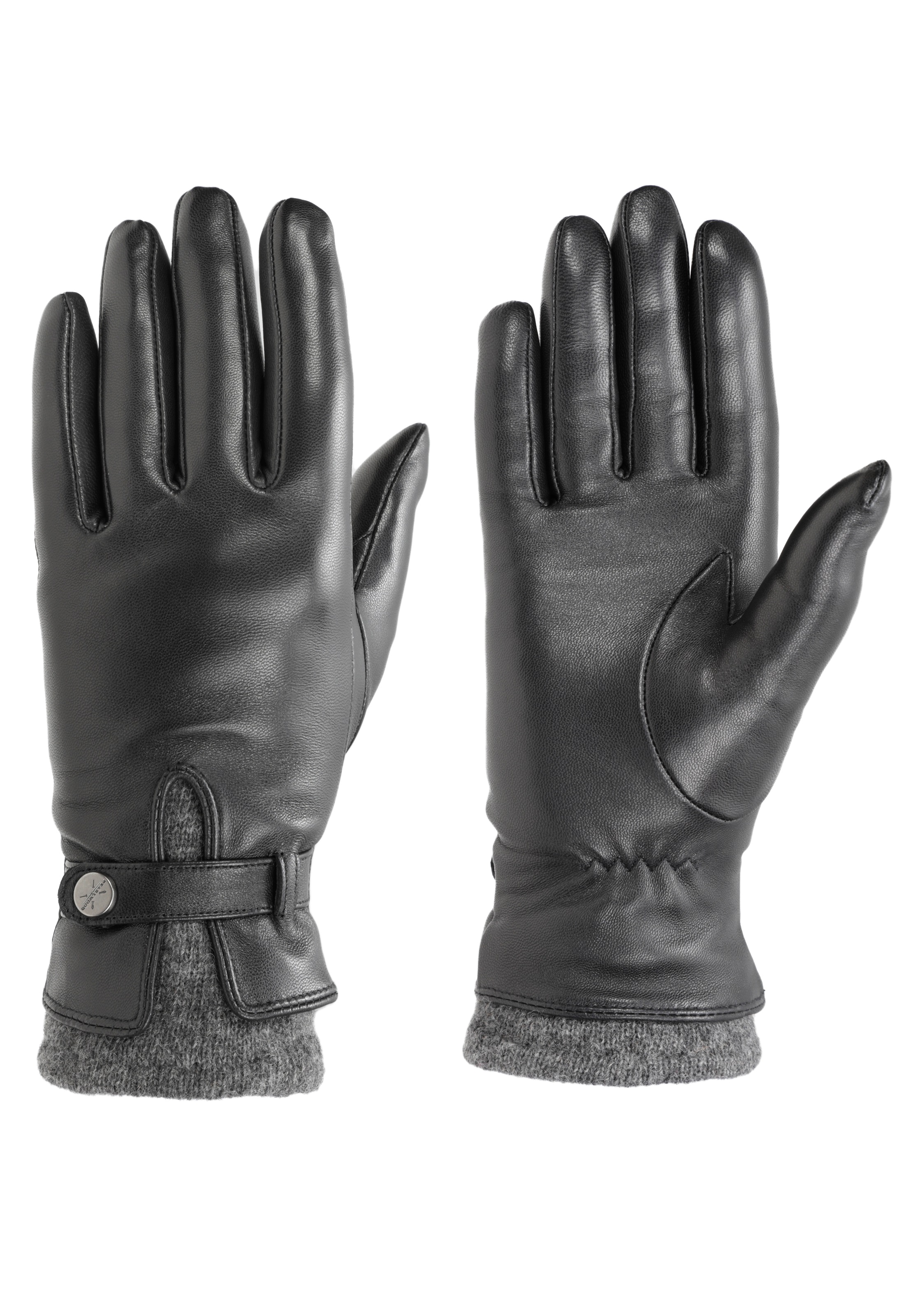 PEARLWOOD Lederhandschuhe "ALICIA", Original PEARLWOOD Druckknopf günstig online kaufen