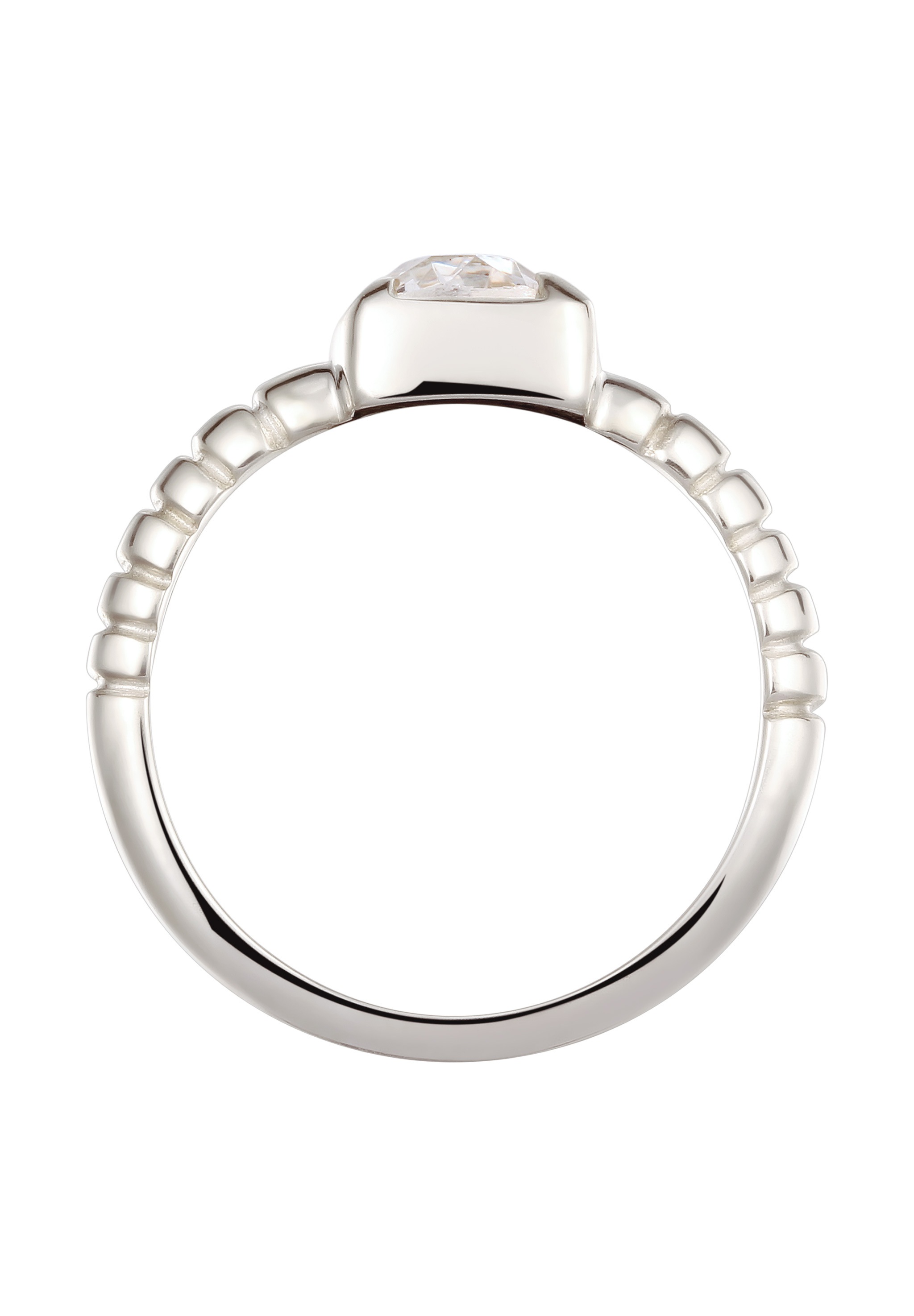 Elli Silberring »Ring Kristalle von Swarovski(R) Weiß 925 Sterling Silber«