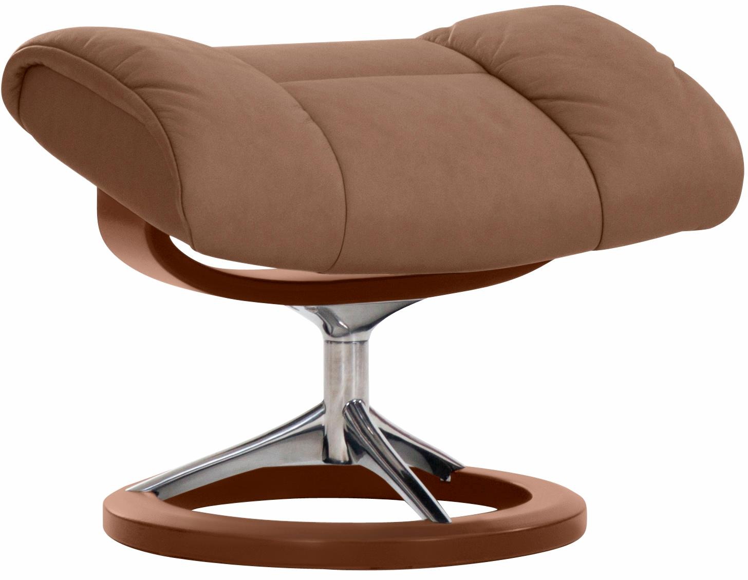 Stressless® Hocker »Ruby«, mit Signature Base, Gestell Eiche, Wenge, Braun & Schwarz