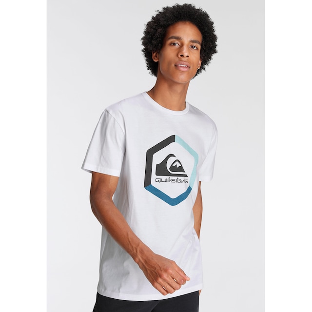 Quiksilver T-Shirt »Herren Doppelpack mit Logodruck«, (Packung, 2 tlg., 2er- Pack) ▷ kaufen | BAUR